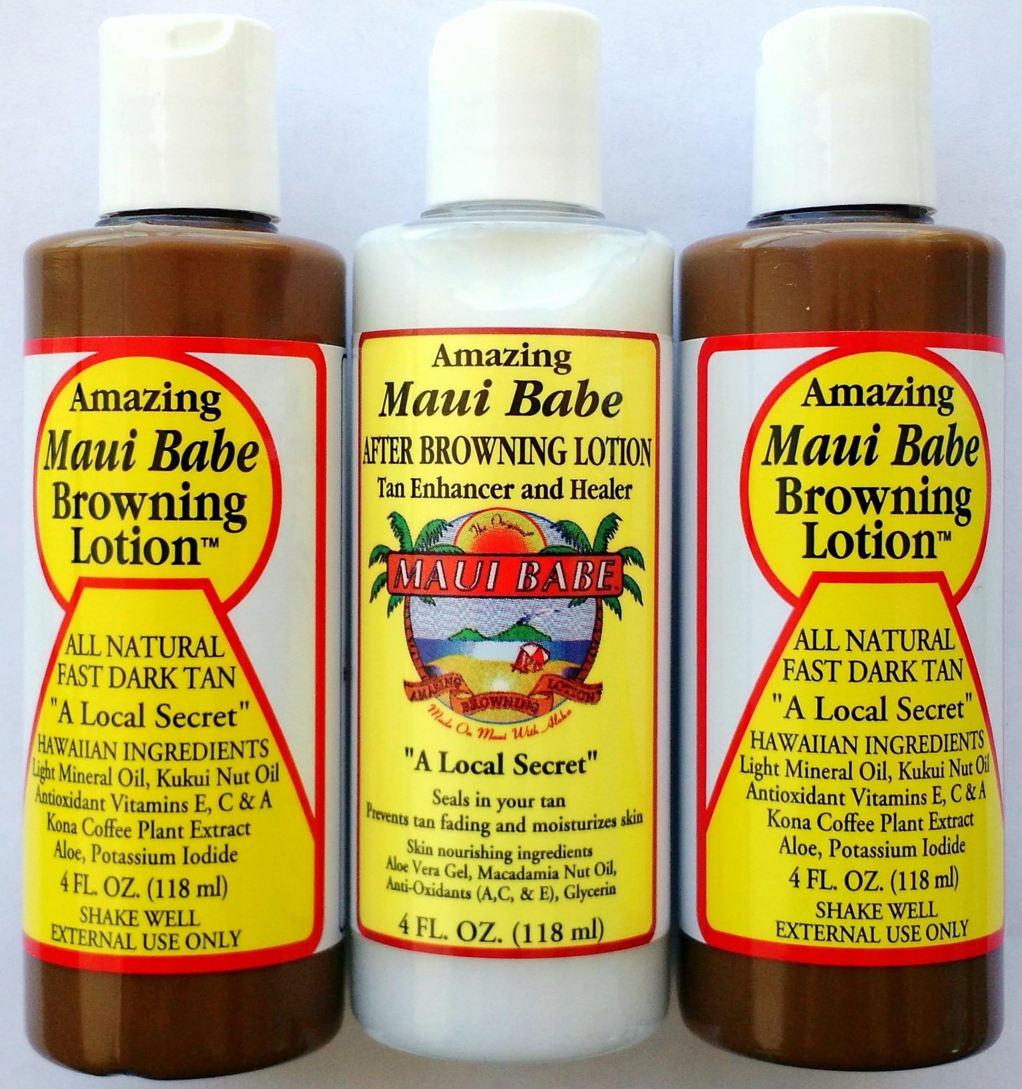 Browning Lotion All Natural Fast Dark Tan 8 fl.oz