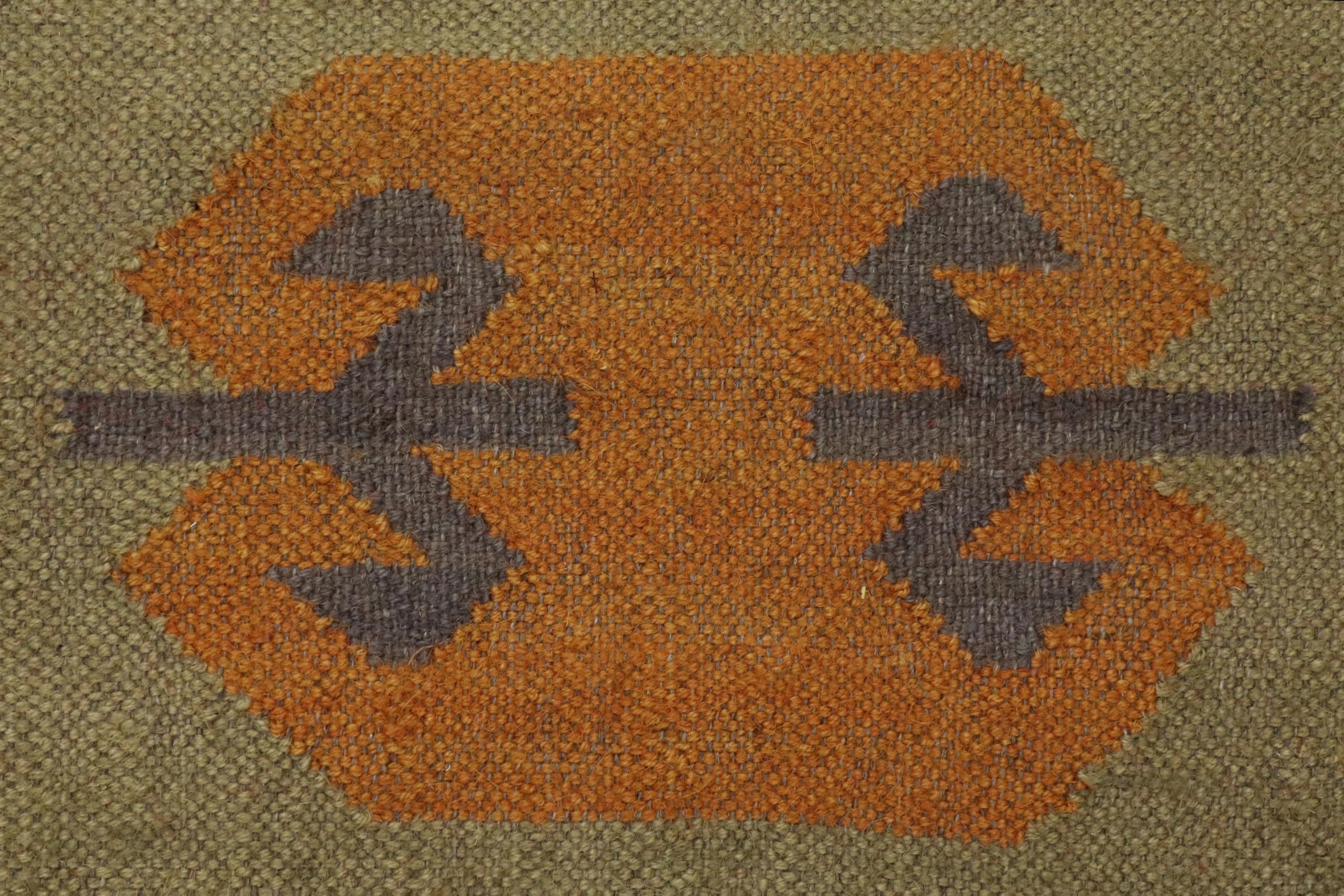Kelim Teppich, quadratisch, 1,8 m, Rot & mehrfarbig, Wolle und geflochtener Jute-Teppich, für drinnen und draußen, Flachgewebe-Teppich, stark frequentierte Fläche, Schlafzimmer, Nachttisch,