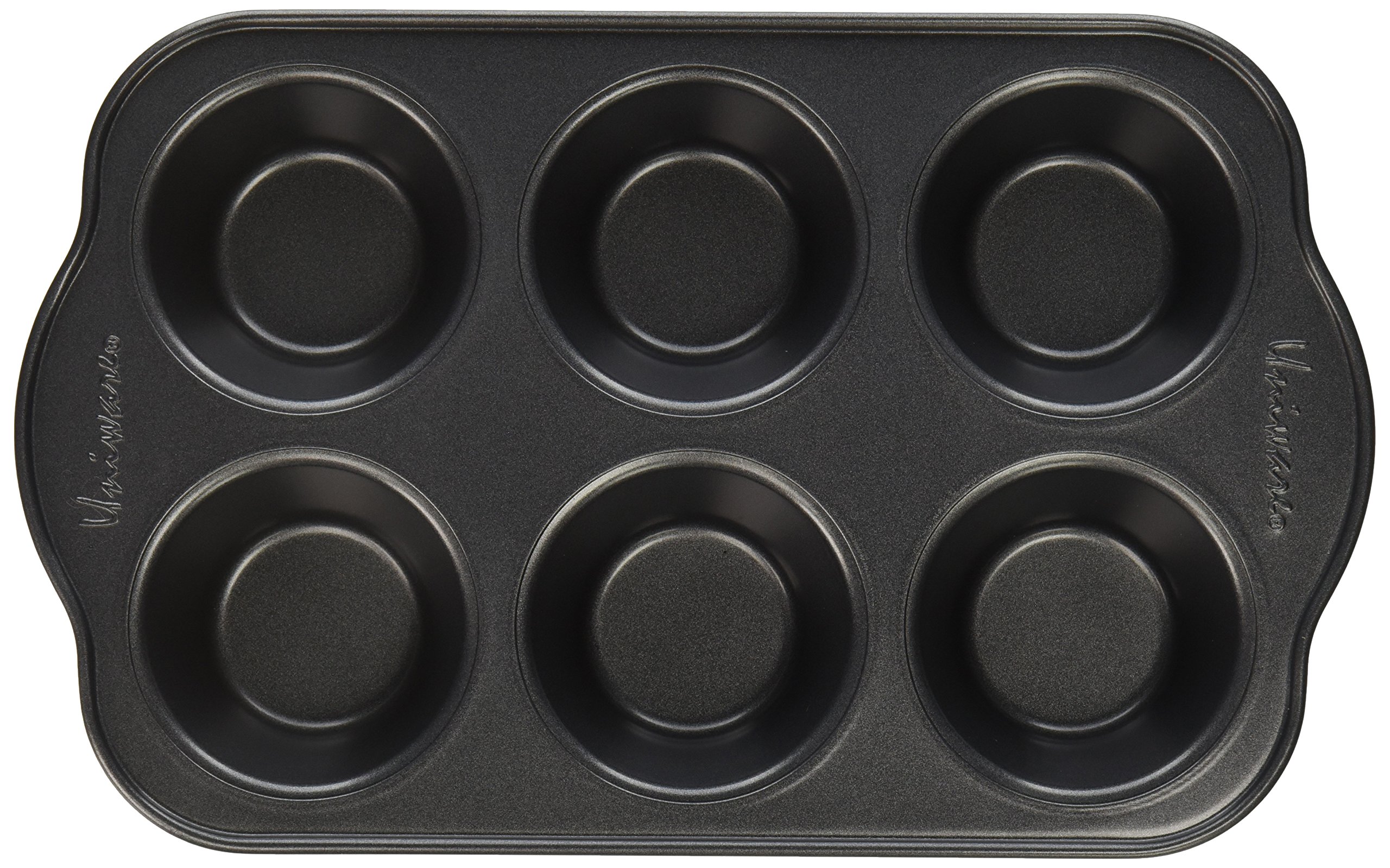 Uniware - Molde antiadherente para magdalenas (6 tazas)