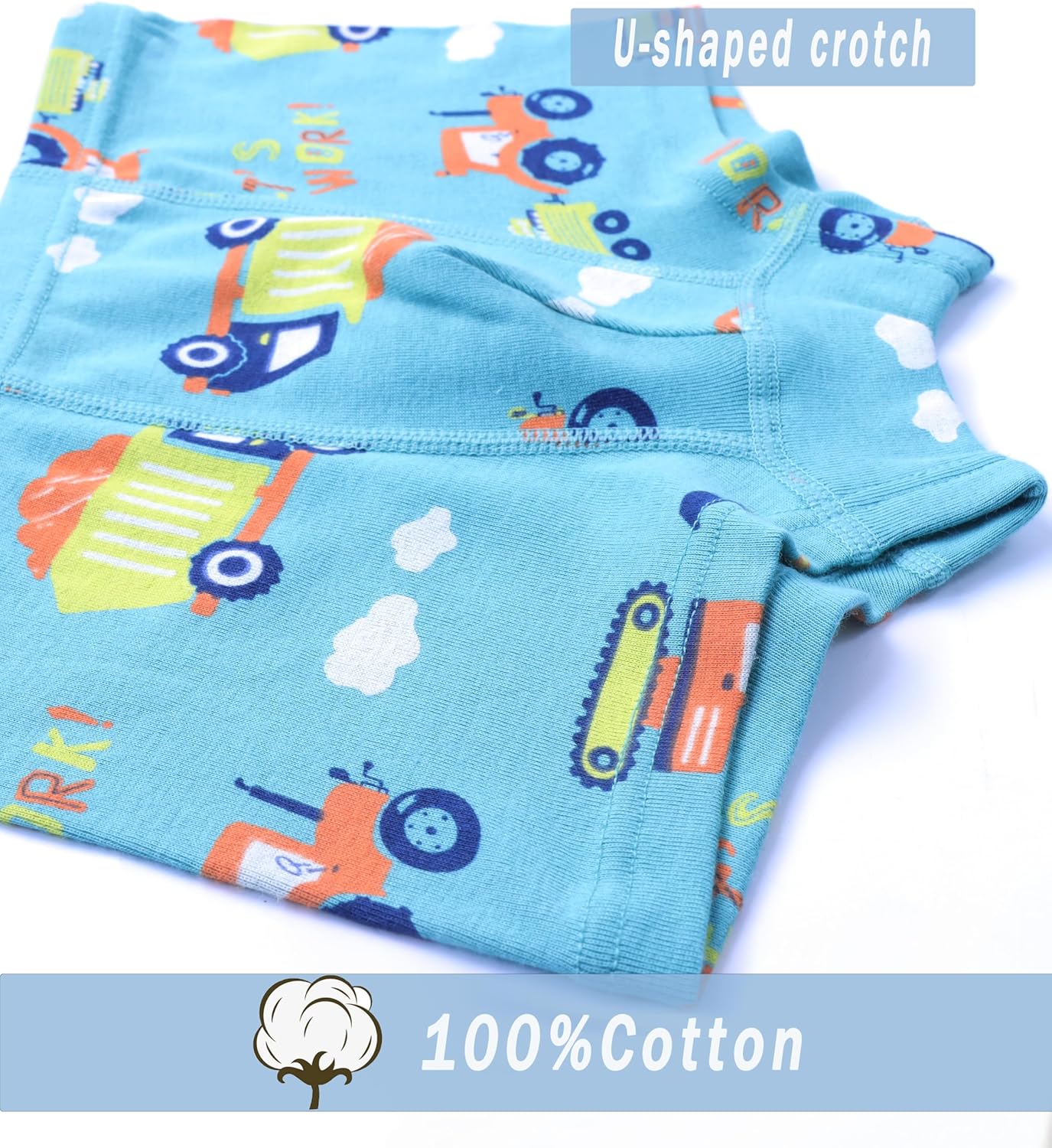 Boboking Boys Soft Boxer Briefs Dinosaur Shark Toddler Kids Underwear 2-12 Years - Image 4