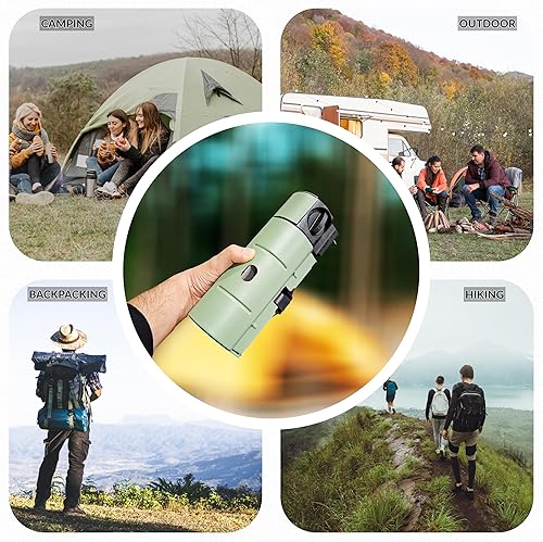 Miniatura 7 de Roamix Estufa plegable de butano de 17,700 BTU  Quemador de gas portátil de 5,200 W con bolsa de transporte para cocinar al aire libre, mochilero y