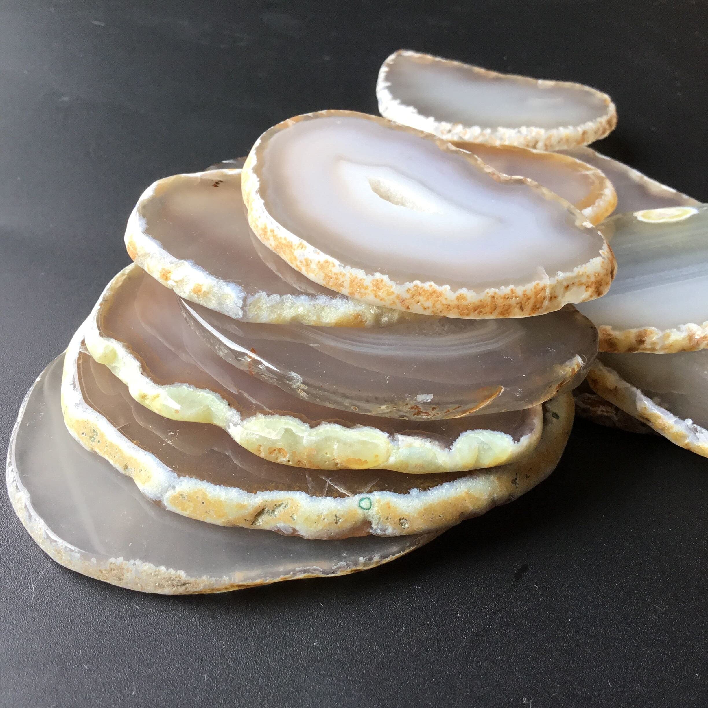 ⚜️ 瑪瑙⚜️　レースデザイン　笑口　スフィア　高品質　オールカット　♡浄化済♡ ⚜️ 瑪瑙⚜️レースデザイン笑口スフィア高品質オールカット♡浄化済♡