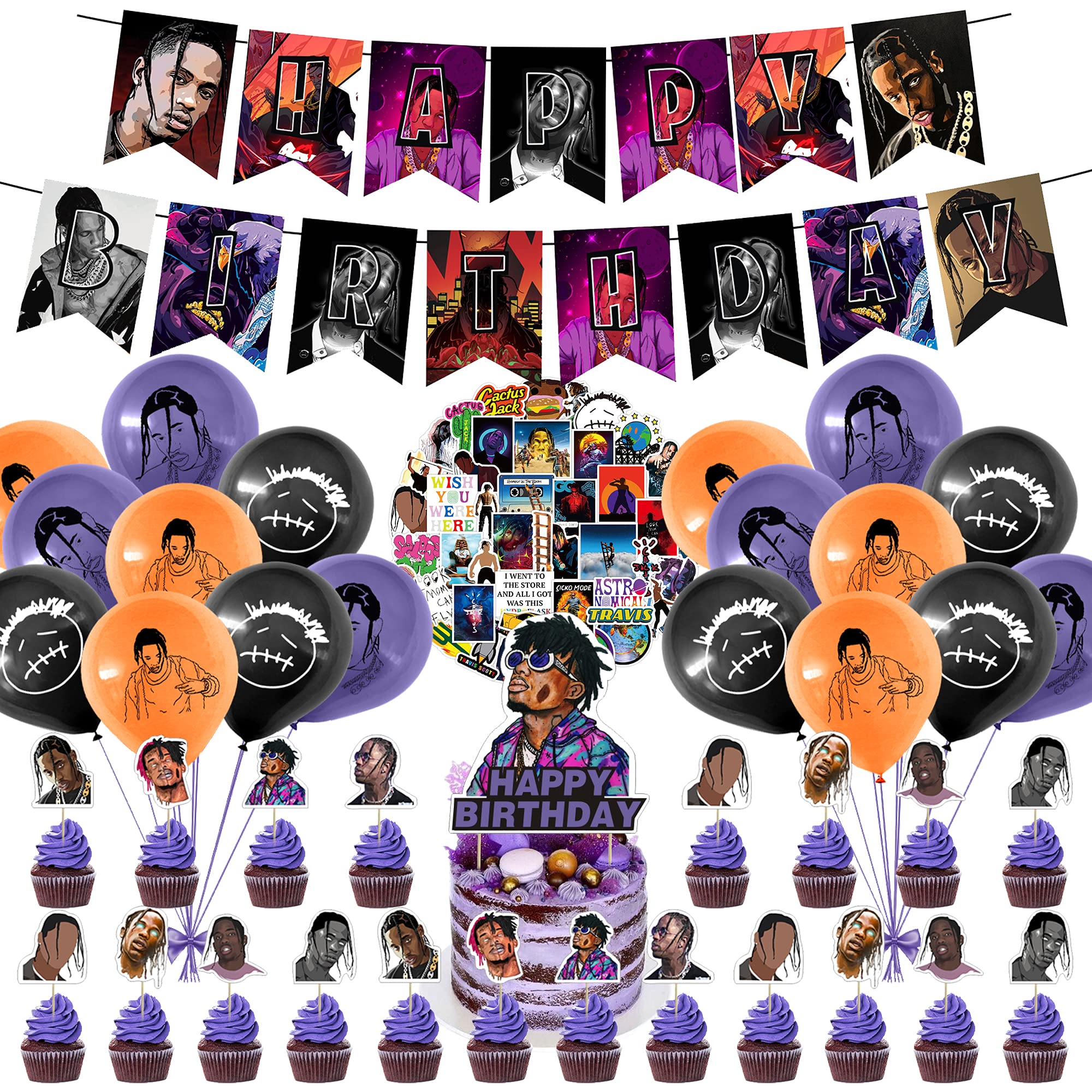 Buy Birthday Party Supplies, Hip Hop Pop Music Singer Theme Party