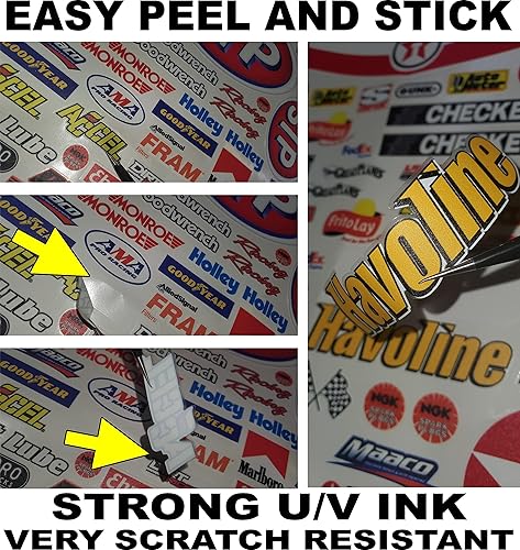 Miniatura 6 de Vinilo transparente Herbie 93 Love Bug RC Racing Patrocinador Hoja de bandas Good -124  116th escala modelo etiqueta adhesiva hoja de calcomanías de