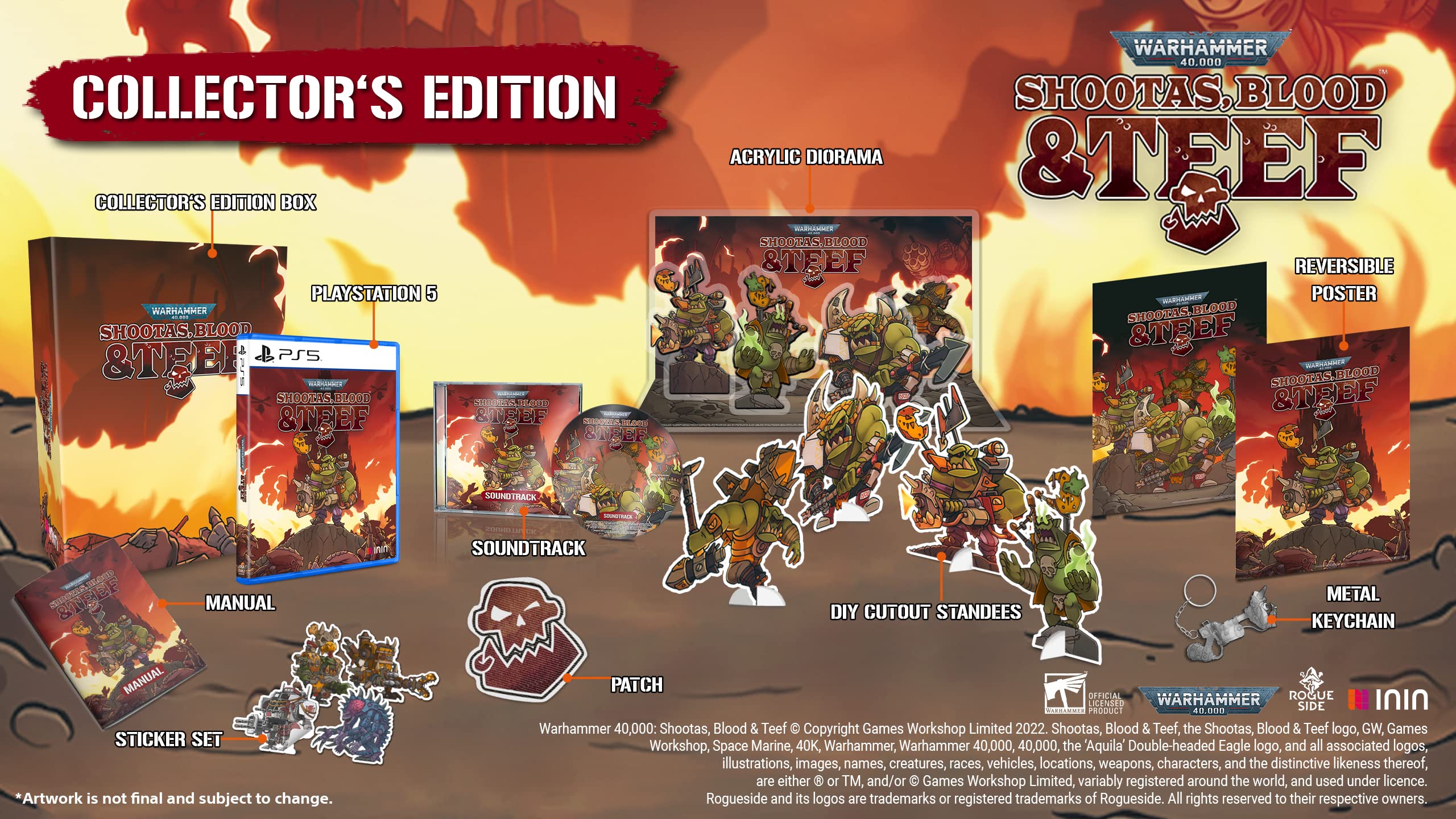 Warhammer 40,000: Shootas, Blood and Teef Collector’s Edition (PlayStation 5) - LIMITATO