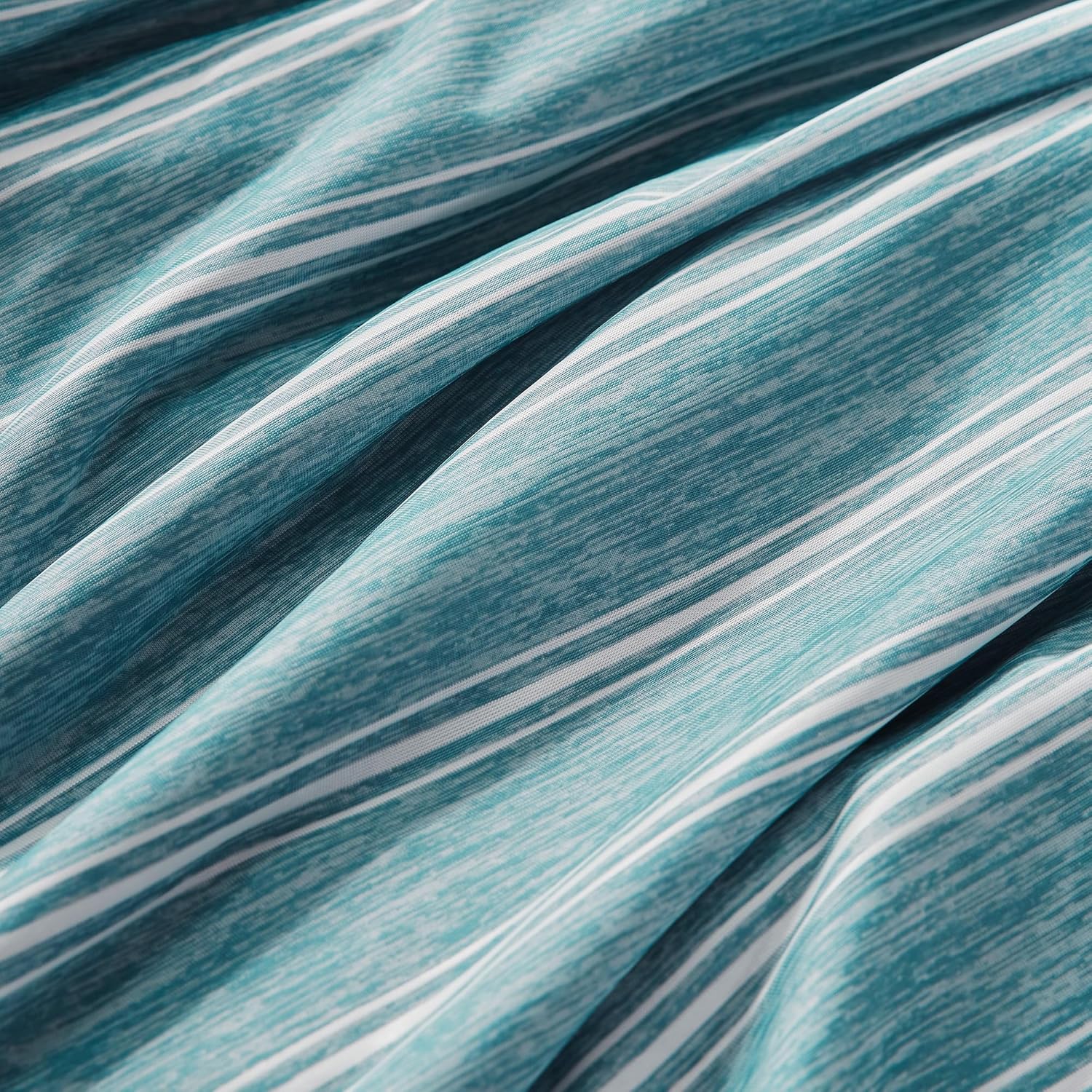 SLEEP ZONE Cooling Blankets for Hot Sleepers, Summer Blanket Thin Lightweight for Bed Couch, Arc-Chill Q-Max 0.5 Cooling Blanket King Size on Night Sweats (Green Striped, 108''x90'') - Image 7