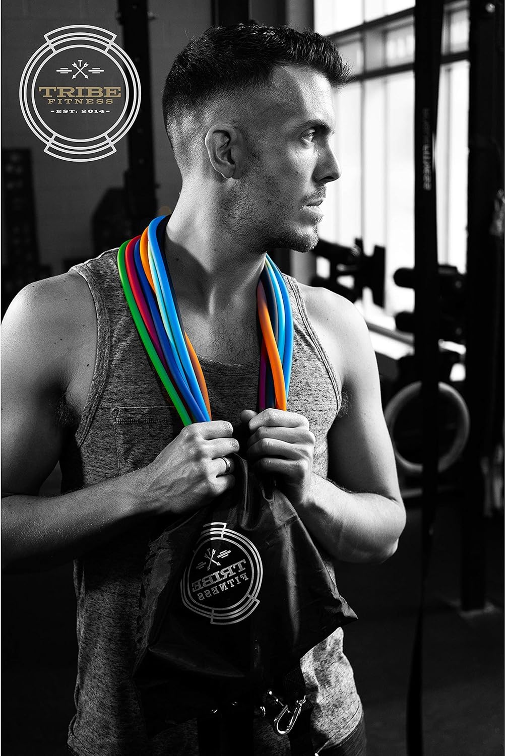 TRIBE Resistance Band Set + Premium Accessories Pack