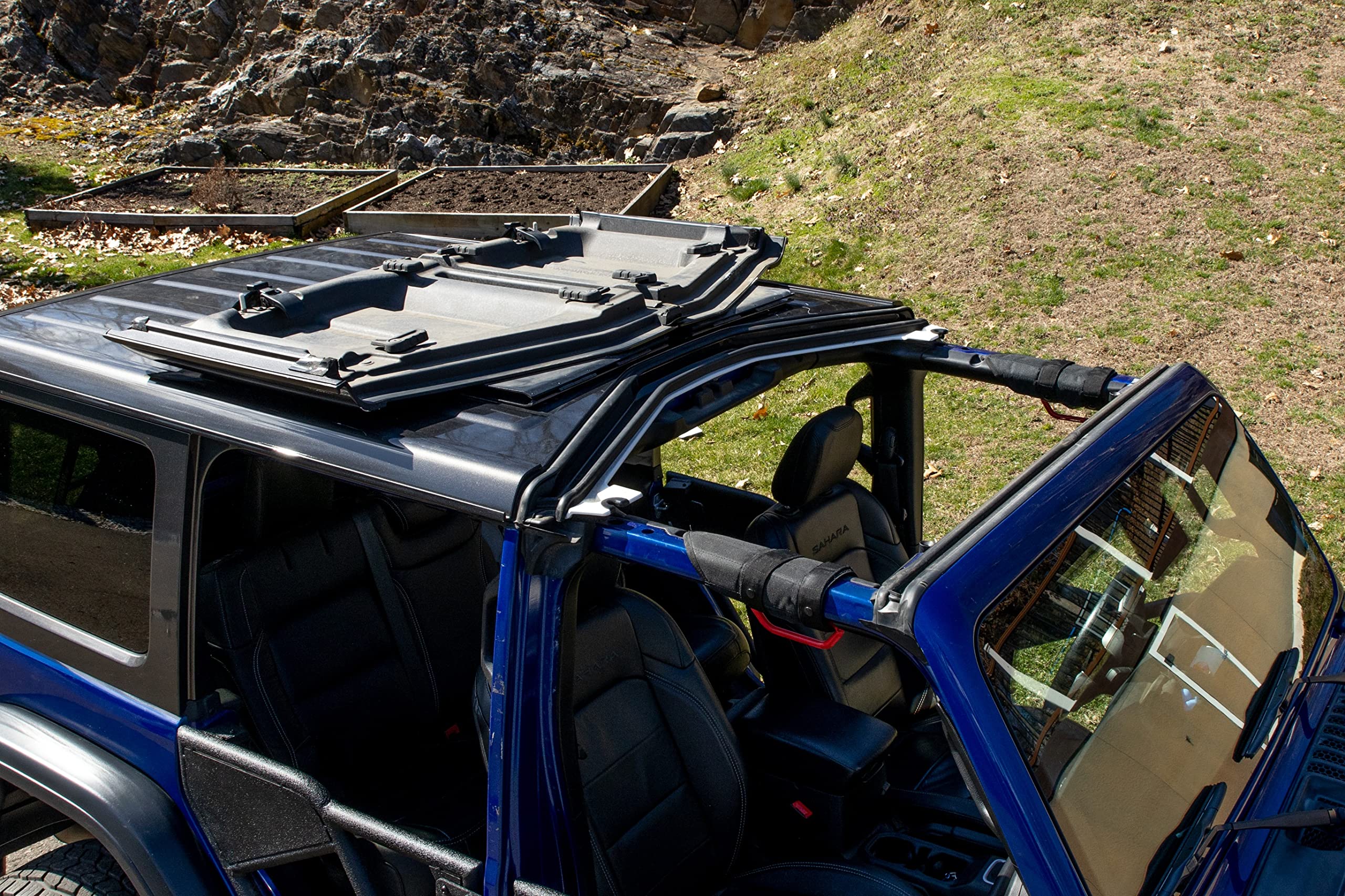 Amazon | EZ FlipTop JKU 4dr 2007~2018 ジープ ラングラー ハード 