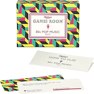 Ridley's 80S Pop Music Quiz Card Game for Kids and Adults - coolthings.us