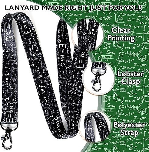 Miniatura 10 de EASTEX Llavero de cordón para profesor, cordón de identificación escolar del alfabeto ABC para llaves