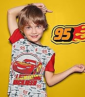 Vista 6 de Disney Cars - Lightning McQueen Boys Graphic T-Shirt (3 Pack)