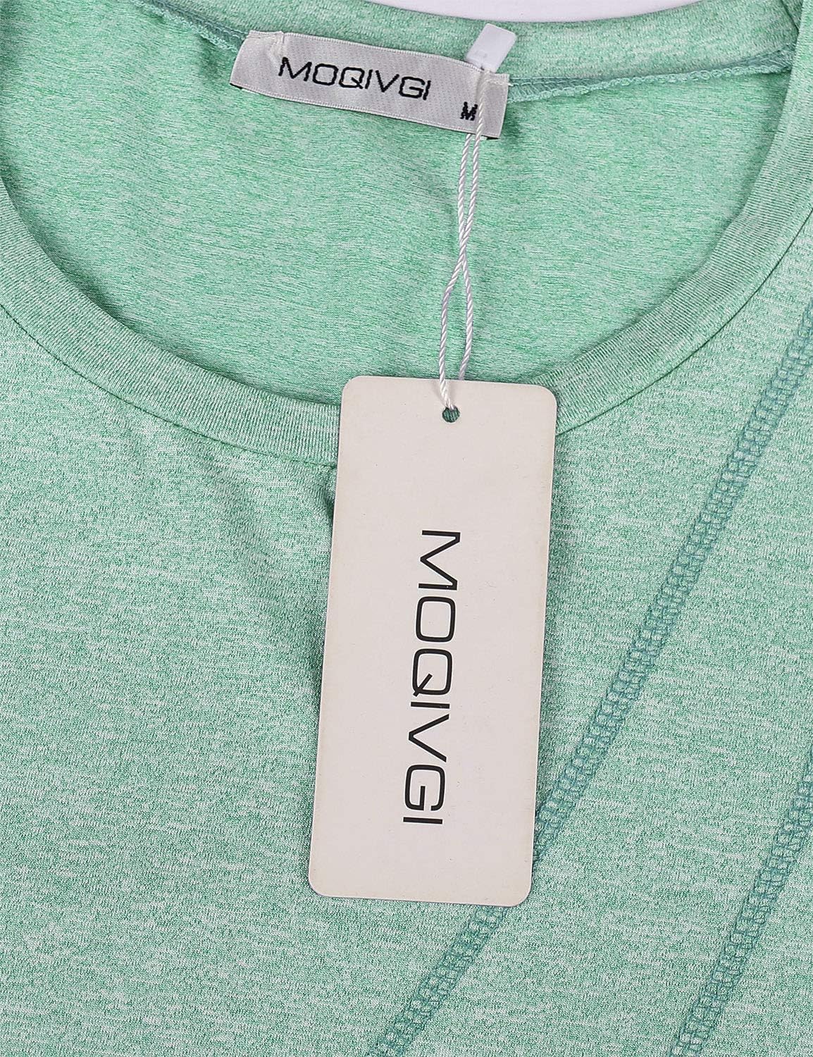 MOQIVGI Womens Crew Neck Casual Workout Tops Activewear Yoga Gym Sports Shirts - Image 3