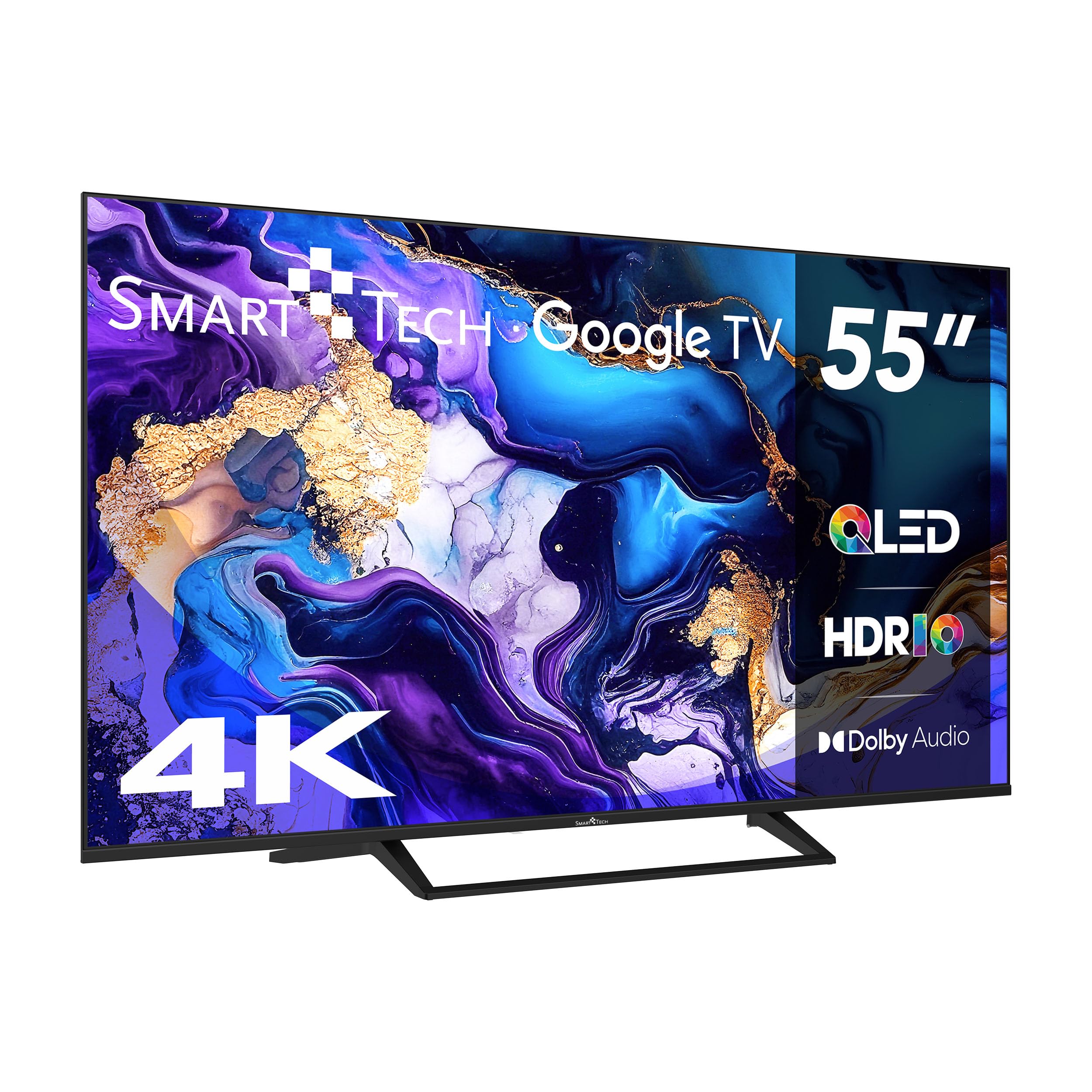 Smart Tech TV QLED 4K UHD 55" (139 cm) 55QG06K2 Smart TV- 4xHDMI - 2xUSB - HDR 10 - MEMC