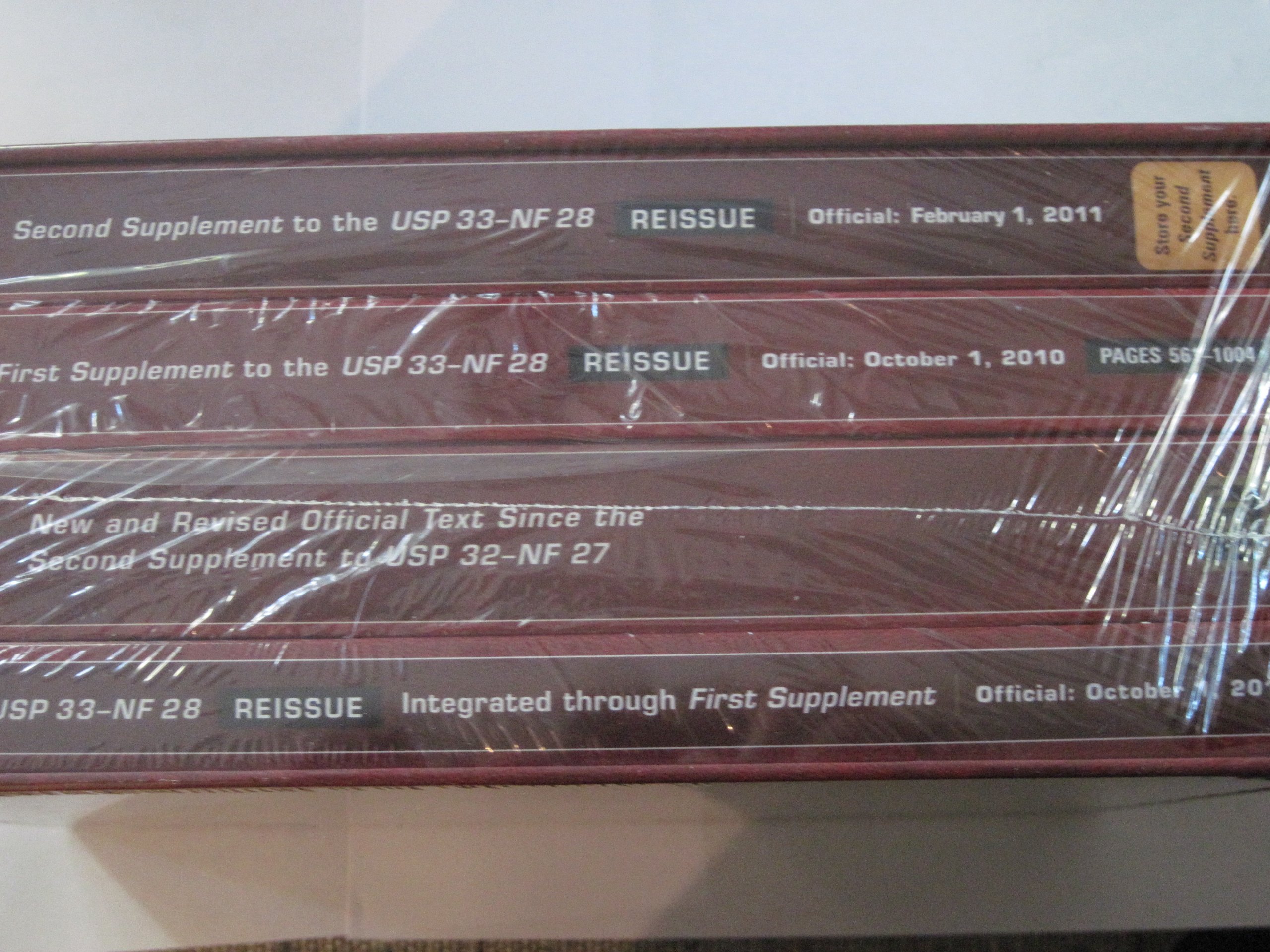 USP 33 NF 28 REISSUE 2010 (U.S. Pharmacopeia National Formulary) (USP 33 NF  28): U.S. Pharmacopeia: Amazon.com: Books