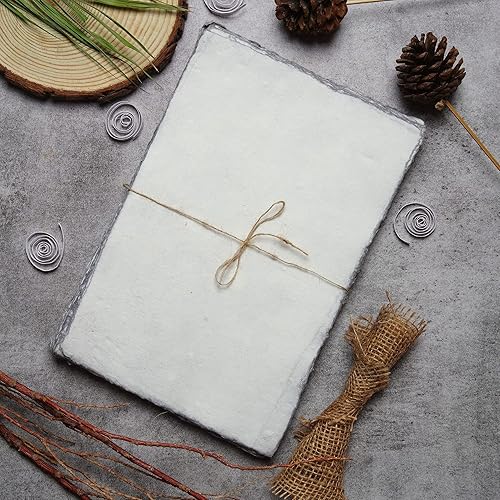 Miniatura 6 de Papel de acuarela de 12 x 16 pulgadas, papel de acuarela mixto, papel de algodón virgen grueso de 5.29 ozyd (5.29 ozm), hecho a mano, tono gris