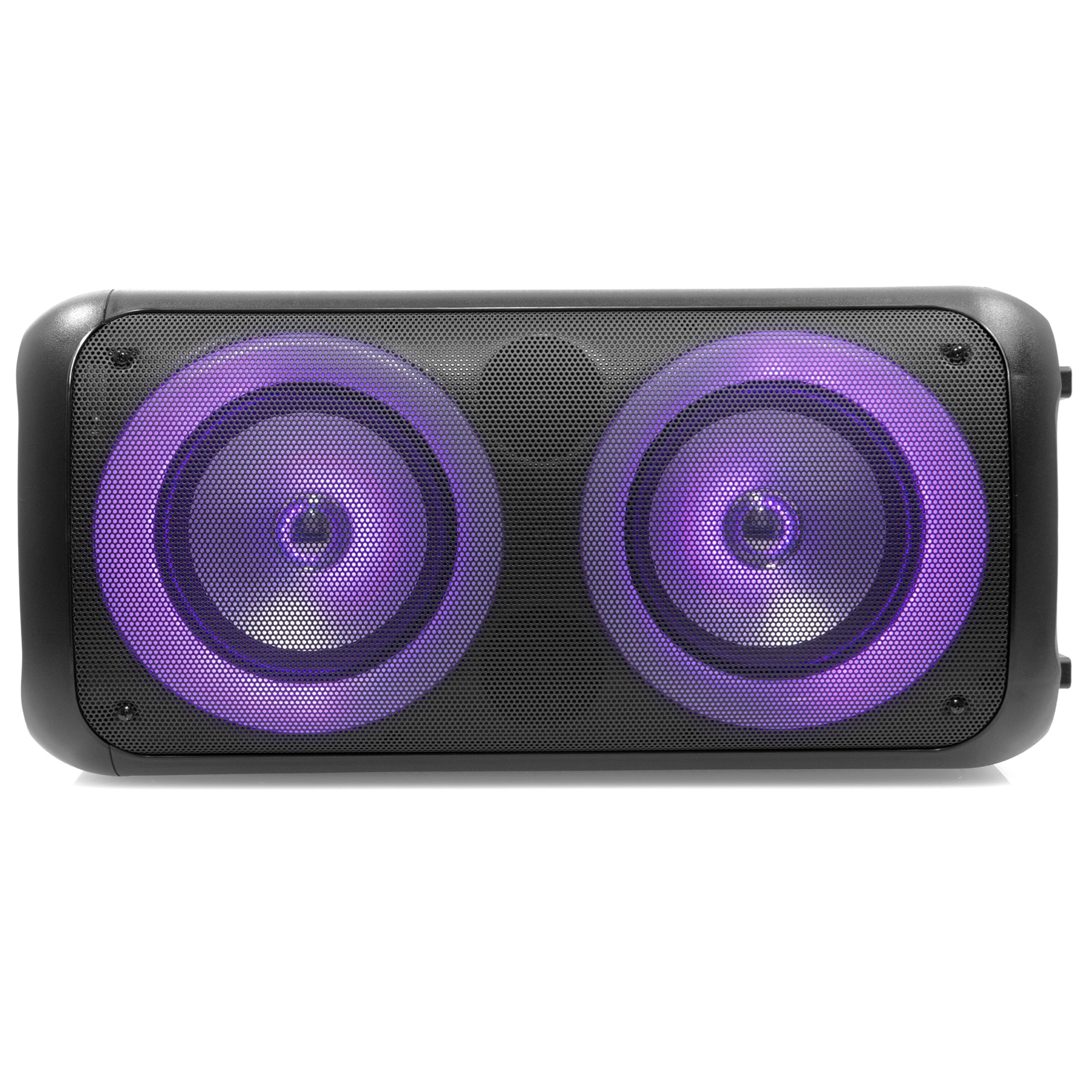 BoomTone DJ Traveler 400 Enceinte sur Batterie, idéale pour Les DJ Mobiles et Les fêtes privées, Bluetooth, lumière intégrée, USB/SD, Poignée de Transport télescopique.