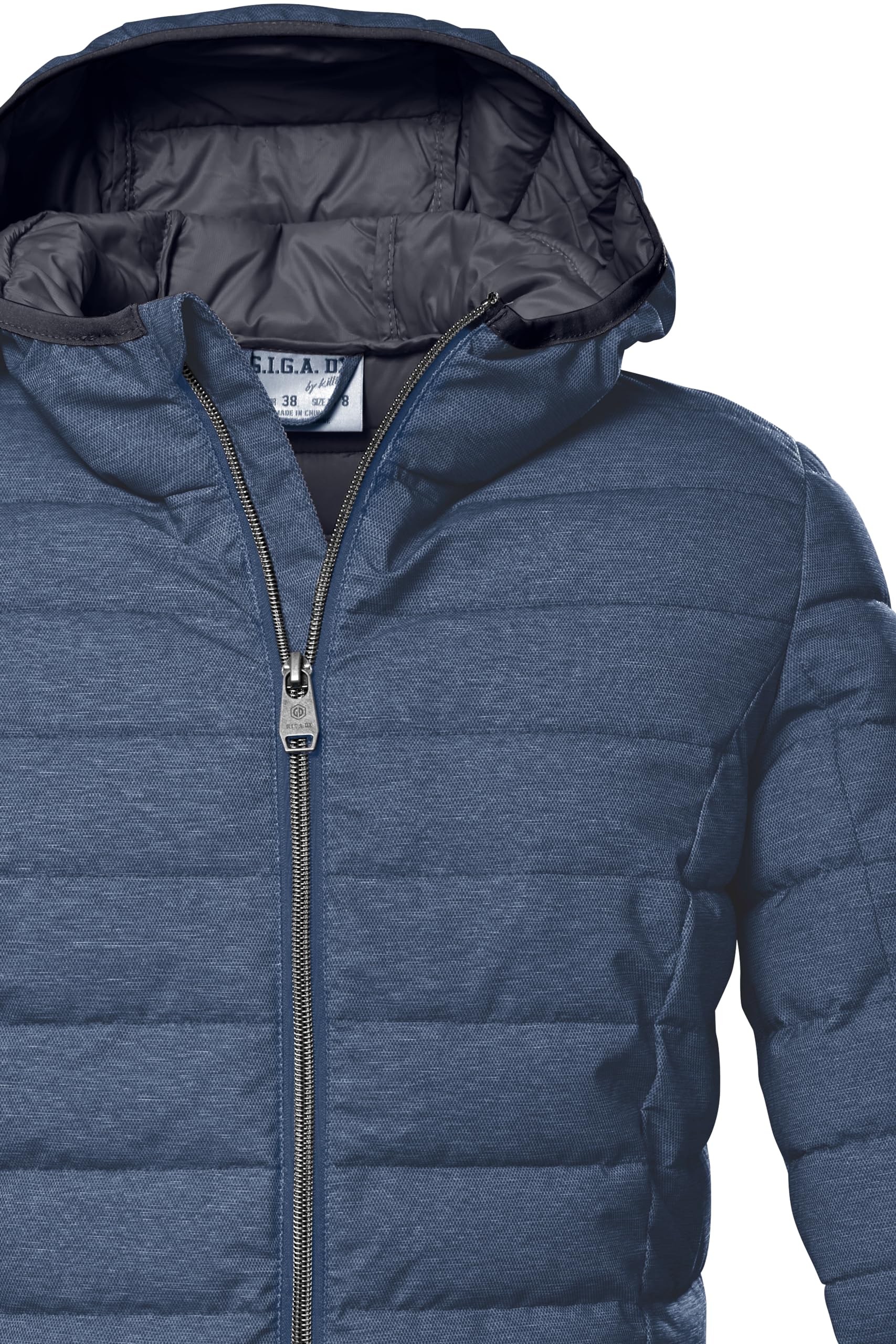 G.I.G.A. DX Damen Funktionsjacke in Daunenoptik mit Kapuze/Outdoorjacke GS 28 WMN QLTD JCKT, dunkelblau, 44, 41761-000