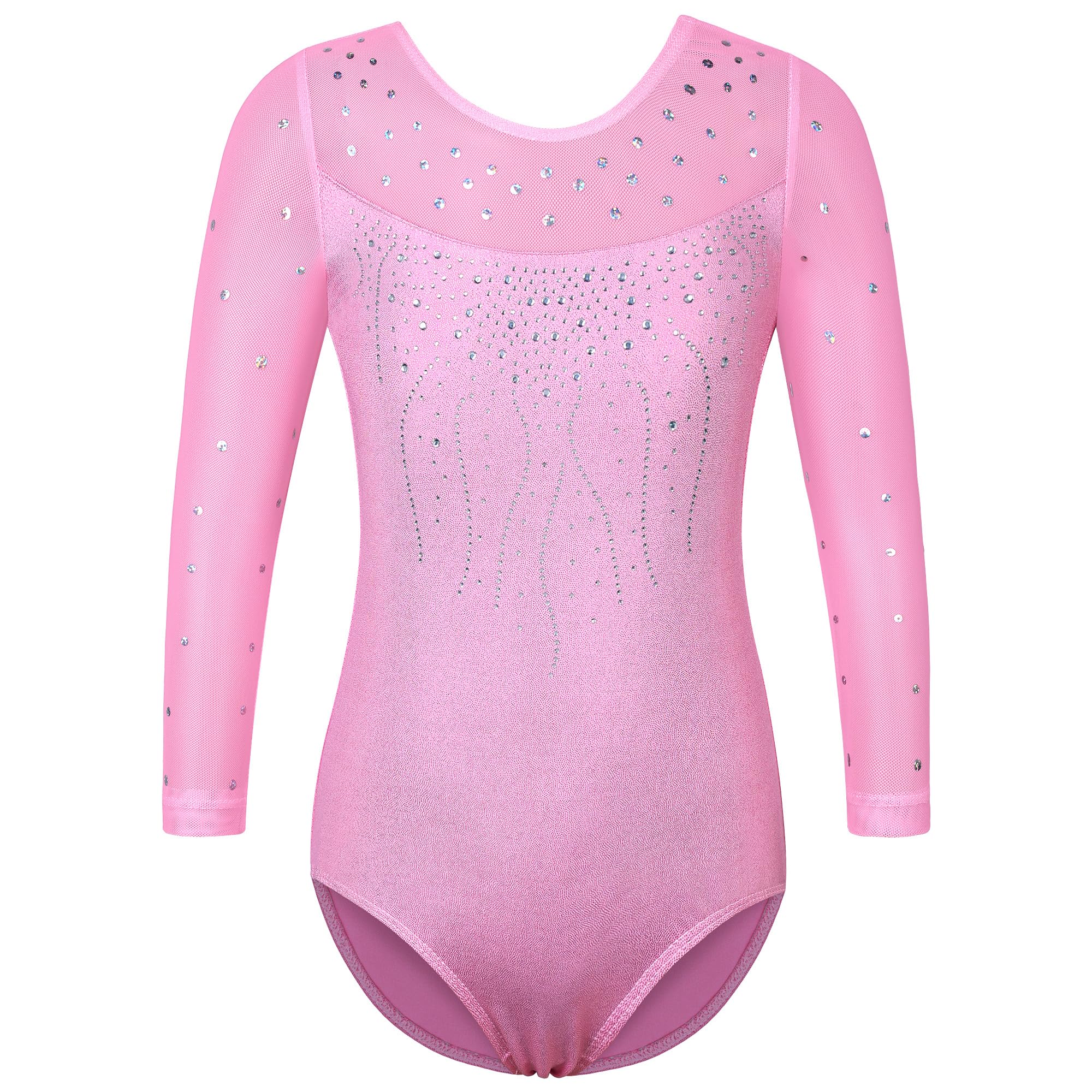 ZNYUNE Mädchen Ballettanzug Einfarbig aus Baumwolle Body Lan