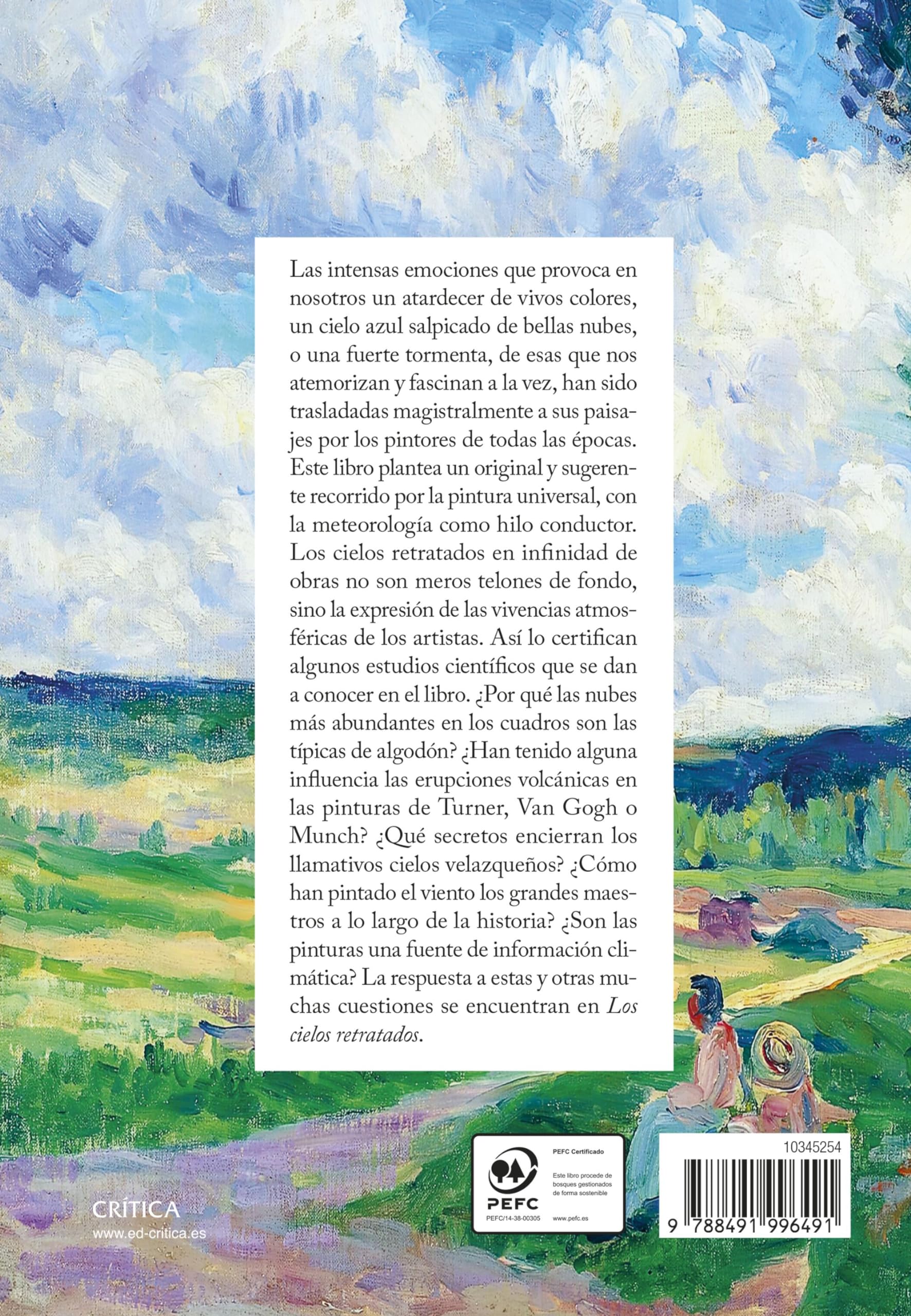 Los cielos retratados: Viaje a través del tiempo y el clima en la pintura (Ares y Mares)