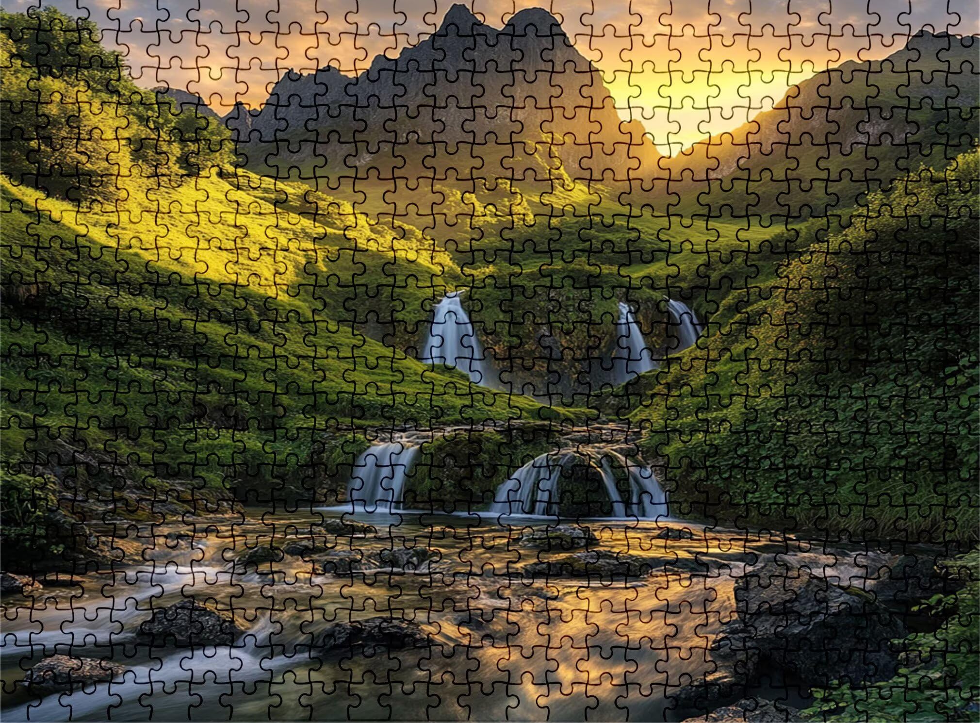 Puzzle Puzzle 1000 elementów dla dorosłych z plakatem w zestawie, drewniane puzzle do gry rodzinnej, edukacyjna i antystresowa zabawa, dekoracja ścienna do domu, prezent urodzinowy, 75 x 50 cm góra