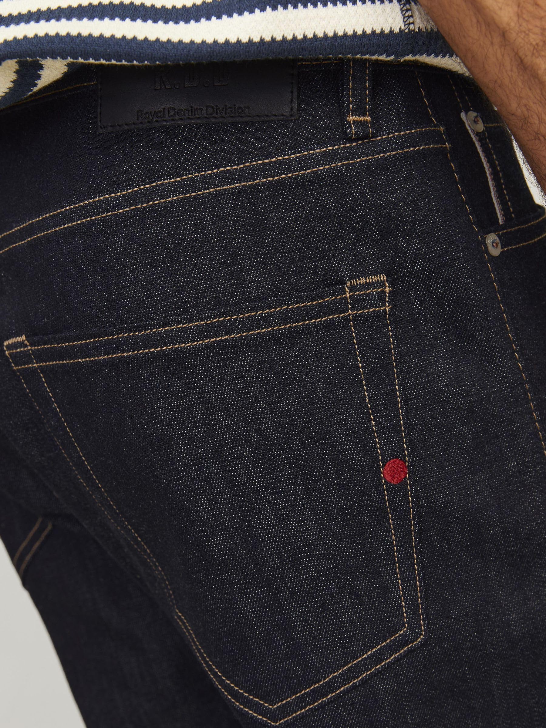 JACK & JONES Relaxed Fit Jeans RDD Royal RI 324 Selvedge Relaxed Fit Jeans