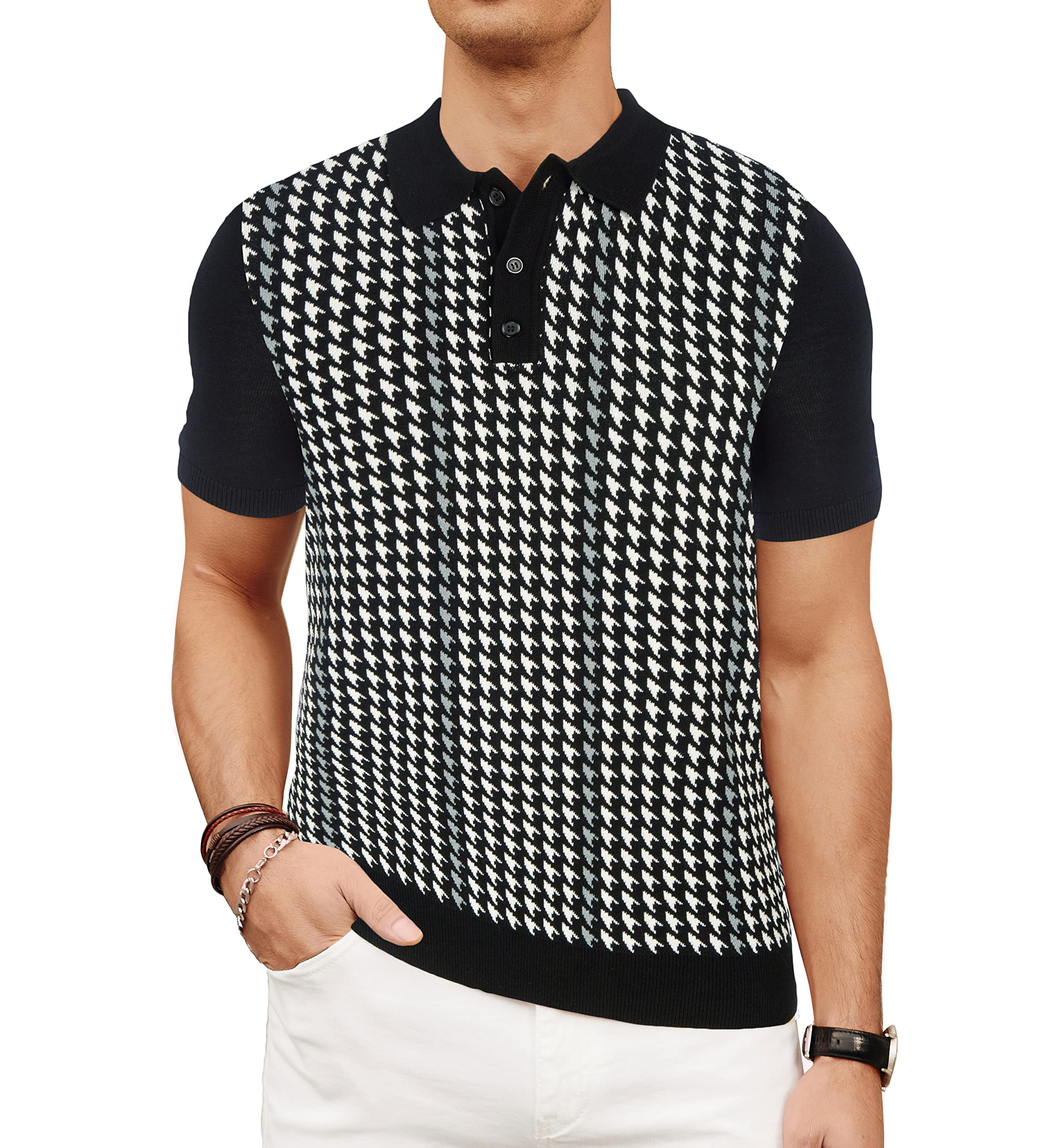 Golf Shirt 70s Polo Shirts PJ PAUL JONESMen's Vintage Polo Shirts