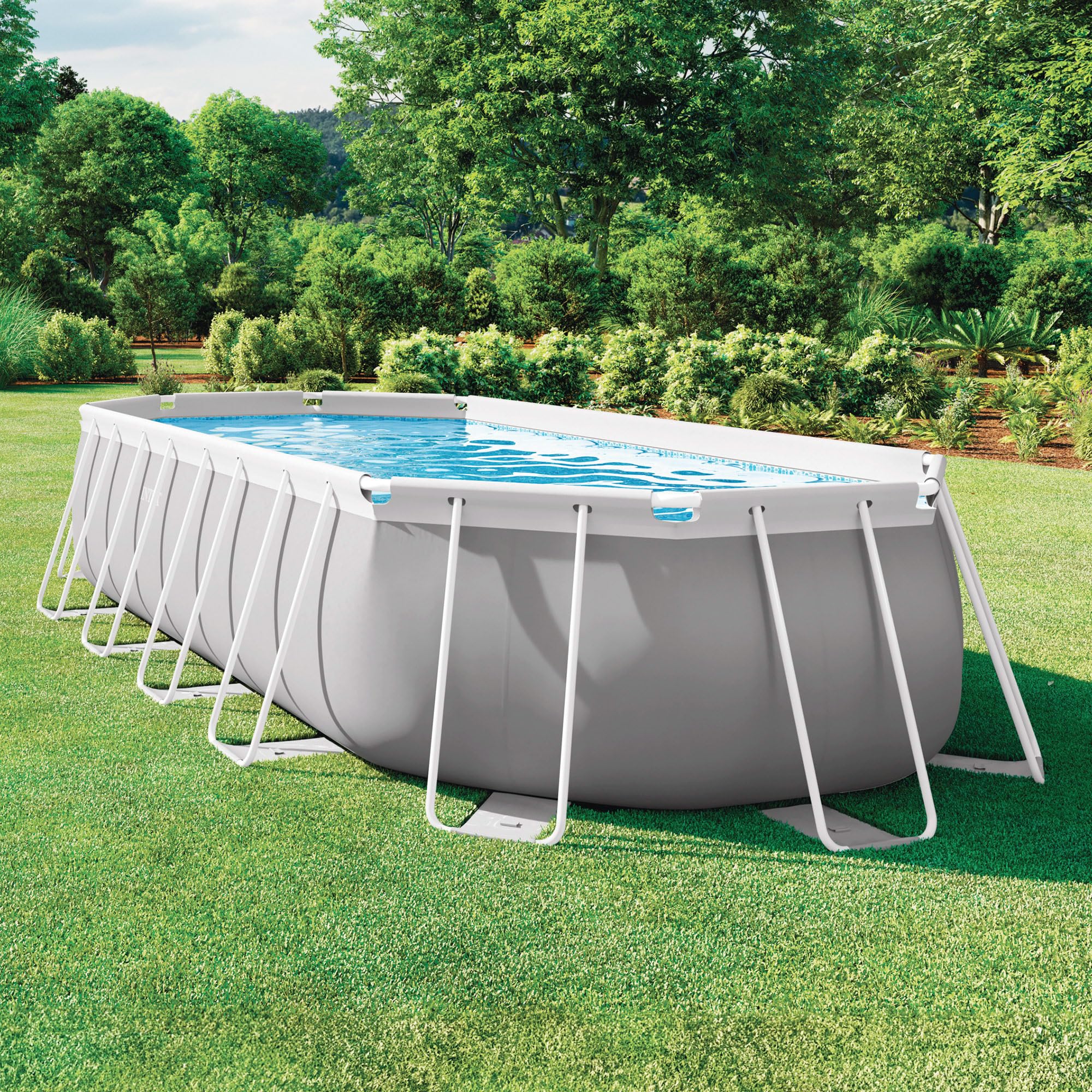 20Ft X 10Ft X 48In Prism Frame Oval Pool Set