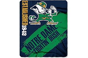 Notre Dame Fighting Irish Blanket 2018 NCAA Fleece Team Color 50x60
