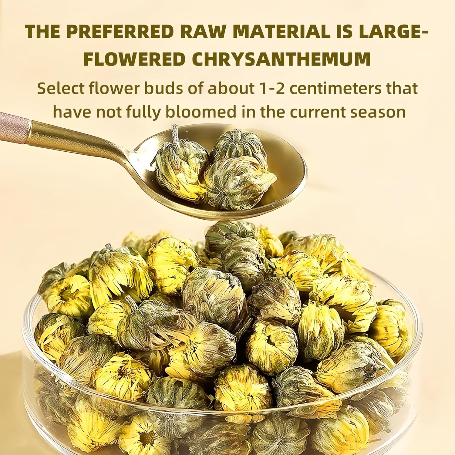 Premium Chrysanthemum Tea - 100g (3.52oz) Loose Leaf -Chinese Tea, Natural Dried Tai Ju Chrysanthemum - Non-GMO Sweet & Fresh - Image 4