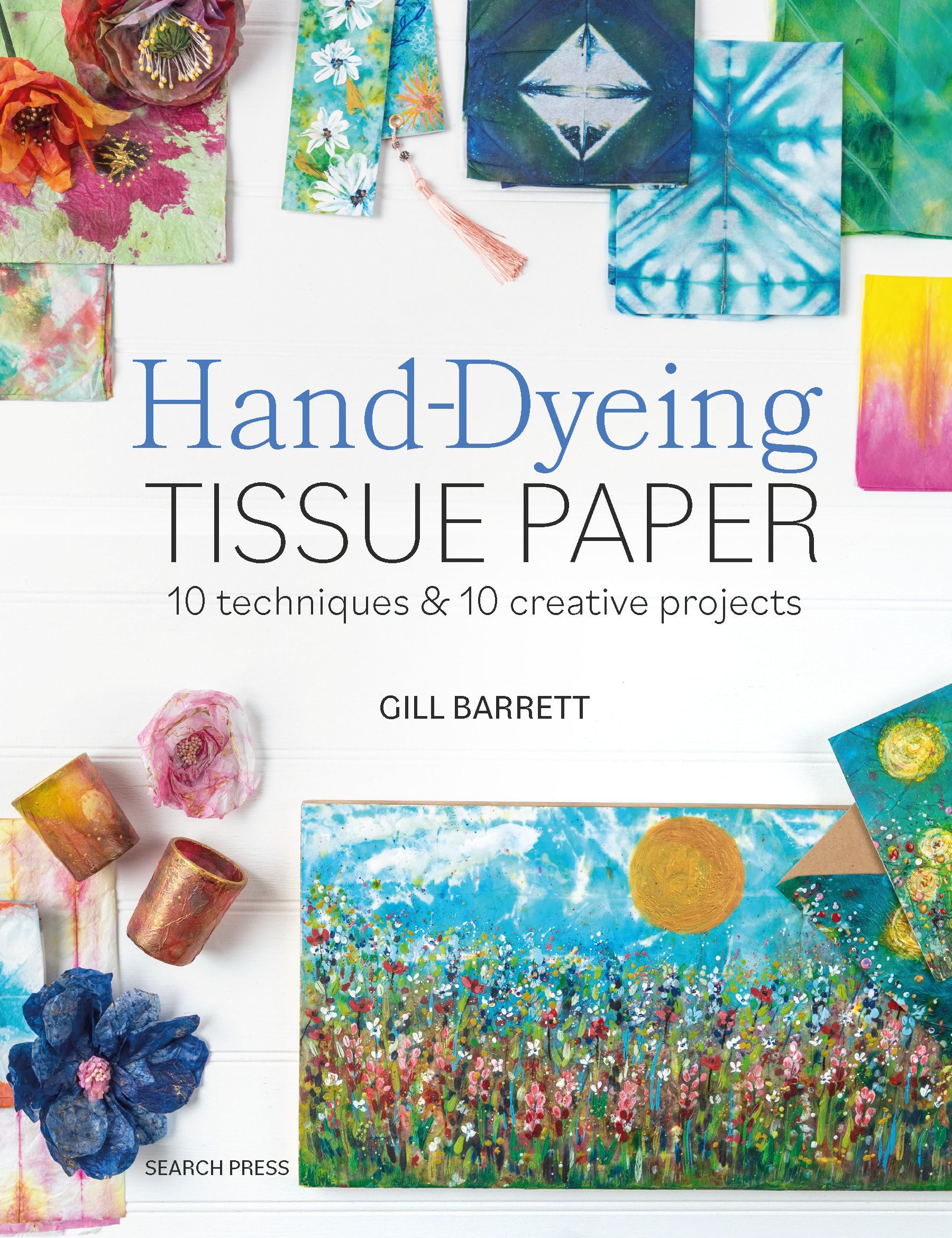 Hand Dyeing Tissue Paper