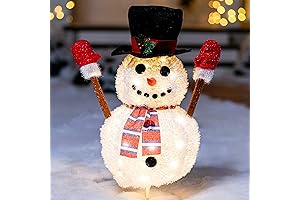 Joiedomi Lighted Snowman Outdoor Christmas Decoration