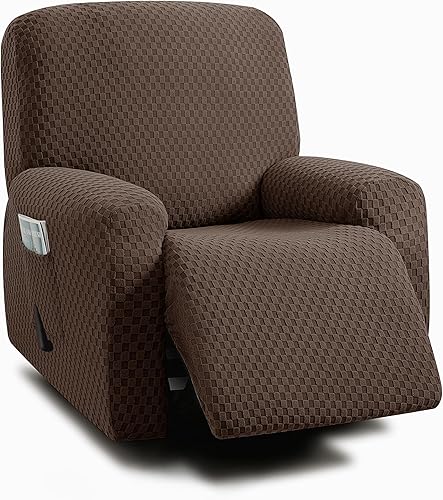 Miniatura 17 de ULTICOR Sofá reclinable extra ancho de 75 a 100 pulgadas, funda de sofá reclinable de 2 plazas, funda de sofá reclinable extra ancha, tela jacquard