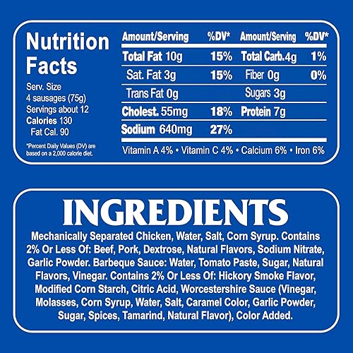 Miniatura 2 de Armour Star Vienna Salchicha con sabor a barbacoa, salchicha enlatada, 4.6 onzas (paquete de 6)