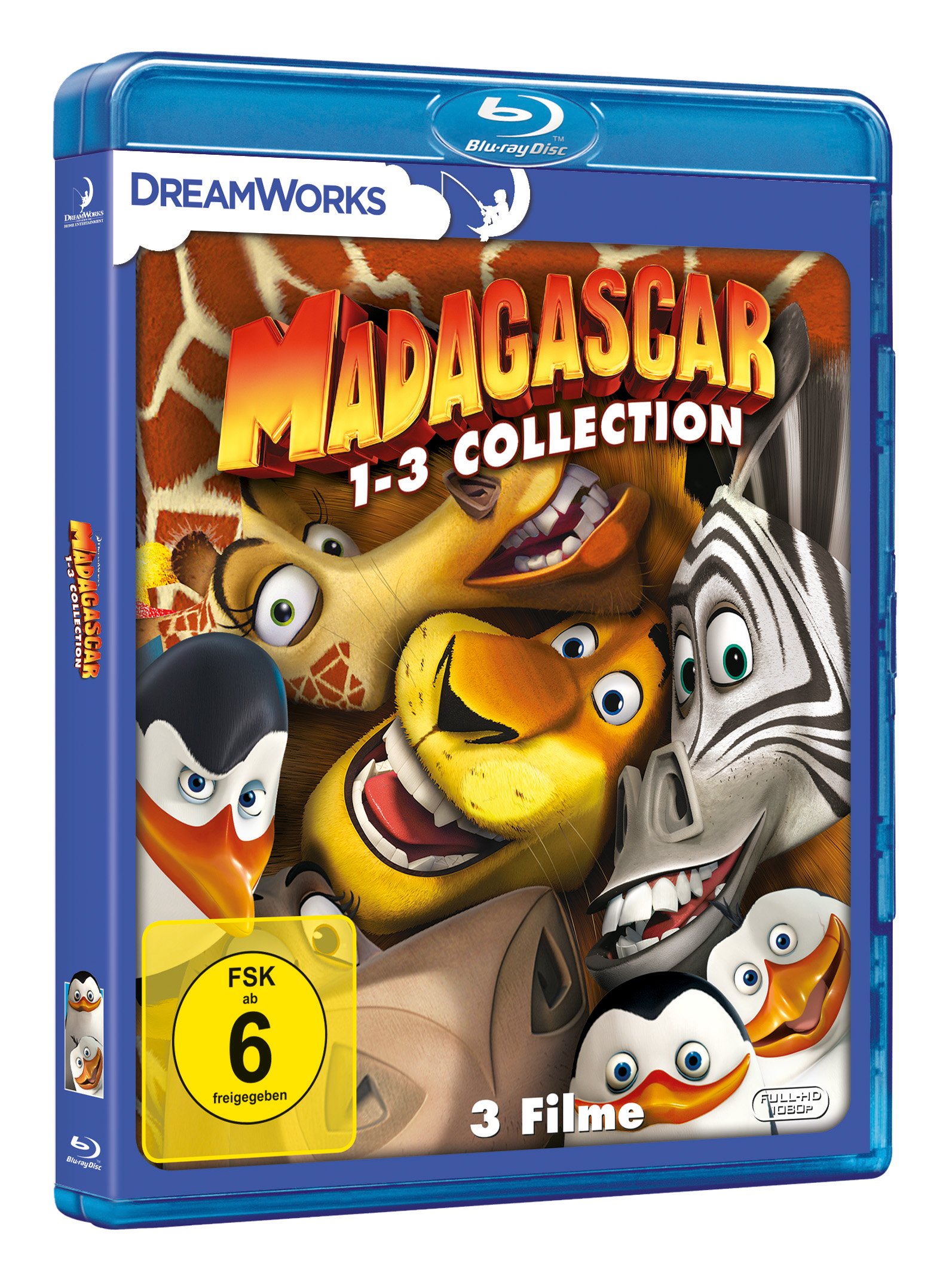 Madagascar 1-3 Collection [Blu-ray]