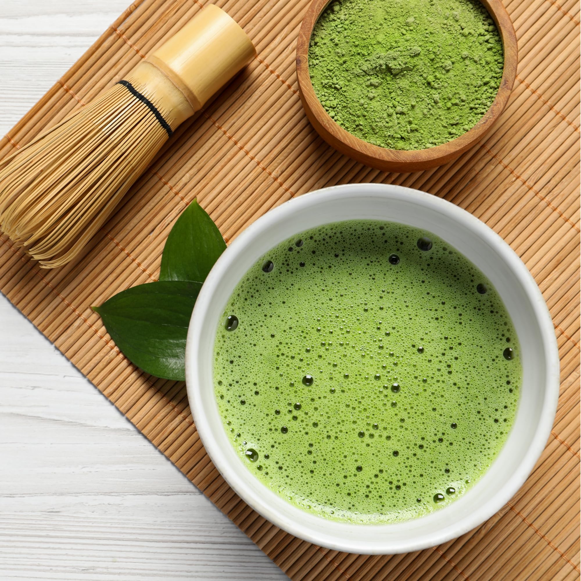 The Matcha Cerimoniale Giapponese e Bio - 100g. Te Verde Matcha in Polvere Biologico per Cerimonia del Tè Matcha Latte o Frullati. Organic Matcha Green Tea Powder.