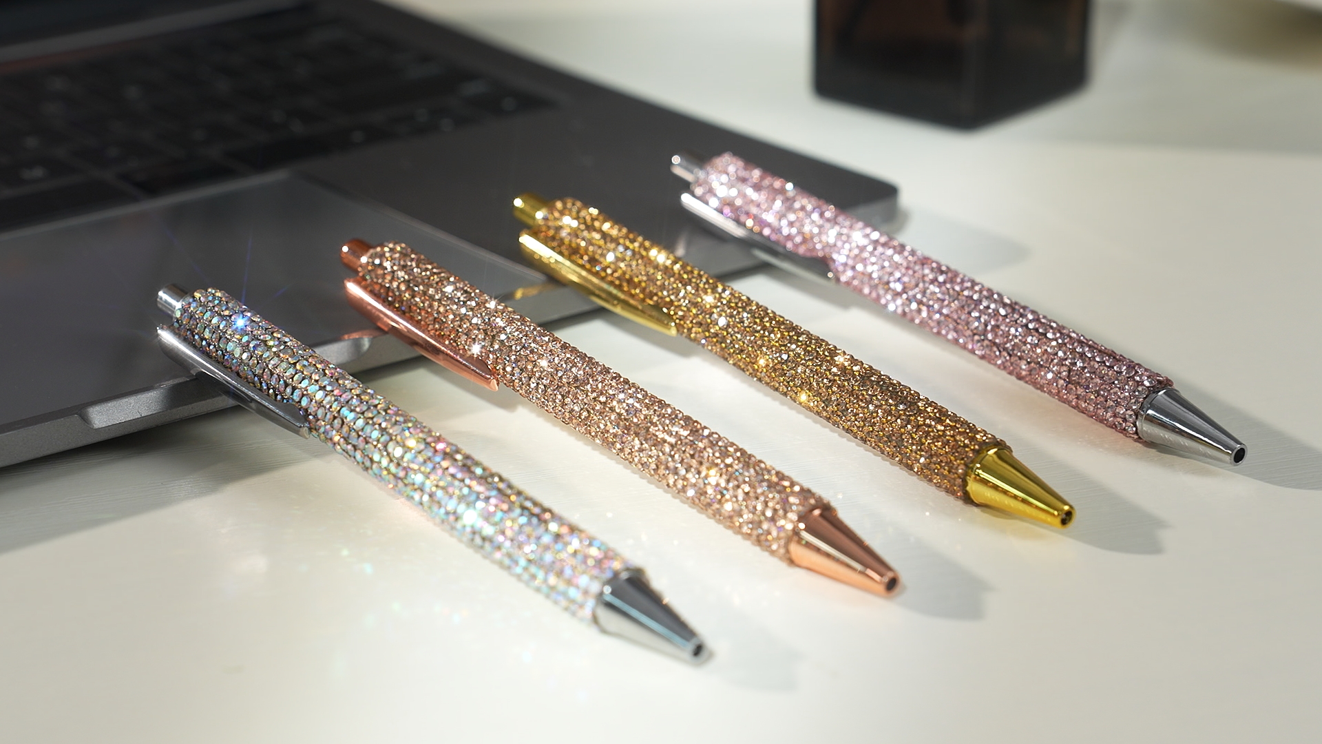 Amazon.com : Ireer 4 Pcs Bling Rhinestone Sparkly Pens for