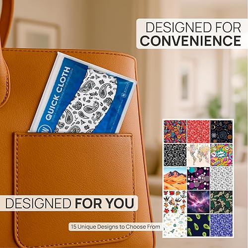 Miniatura 5 de Paño de microfibra de Buff, pack de 2 con estuche, gamuza de microfibra ultrafina de doble cara, diseñada para lentes, celulares, tablets, lentes,