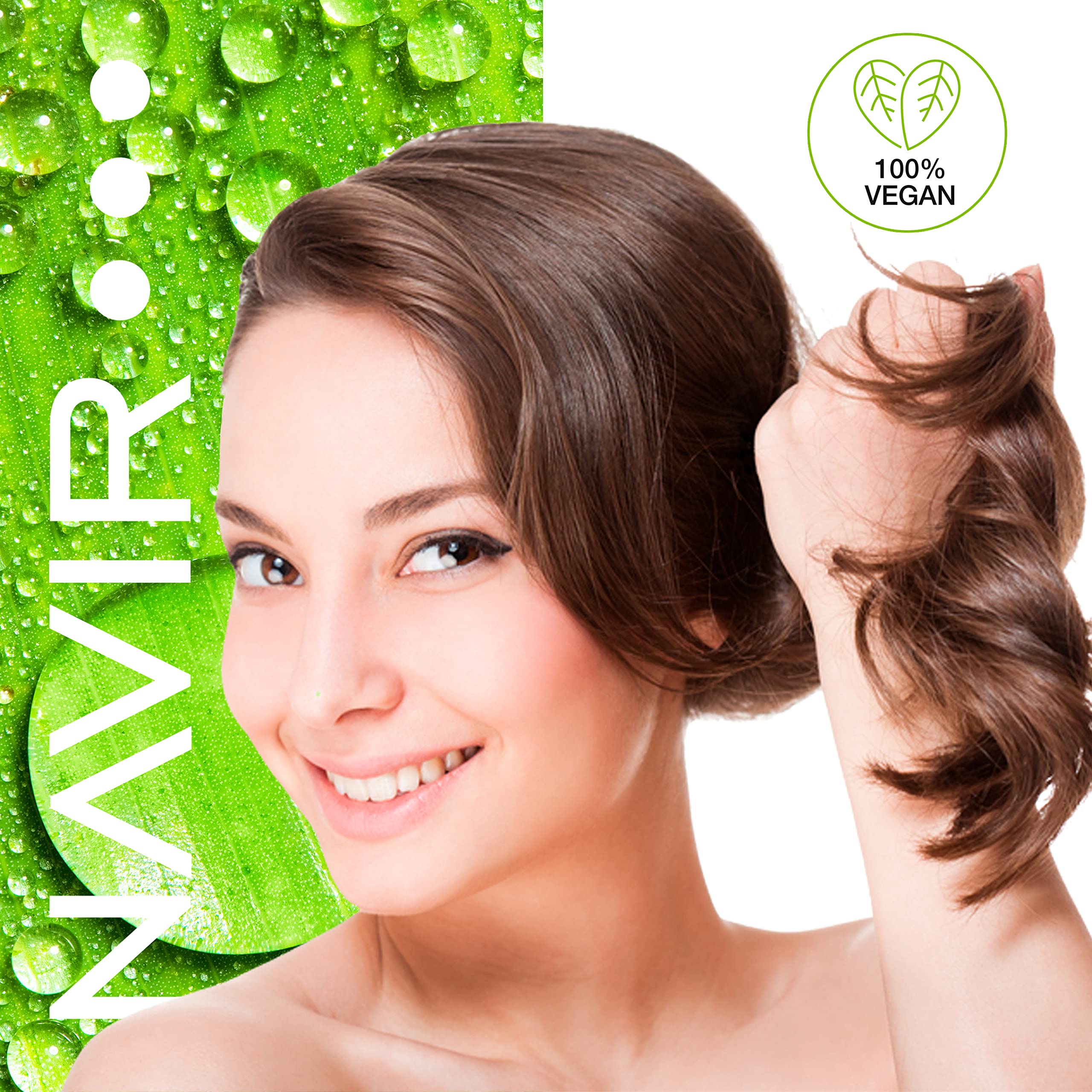 NAVIR Profesional | Ampollas Anticaida del cabello | Tratamiento con Placenta Vegetal | Mujer y Hombre (Ampollas 10 x 10 ml)
