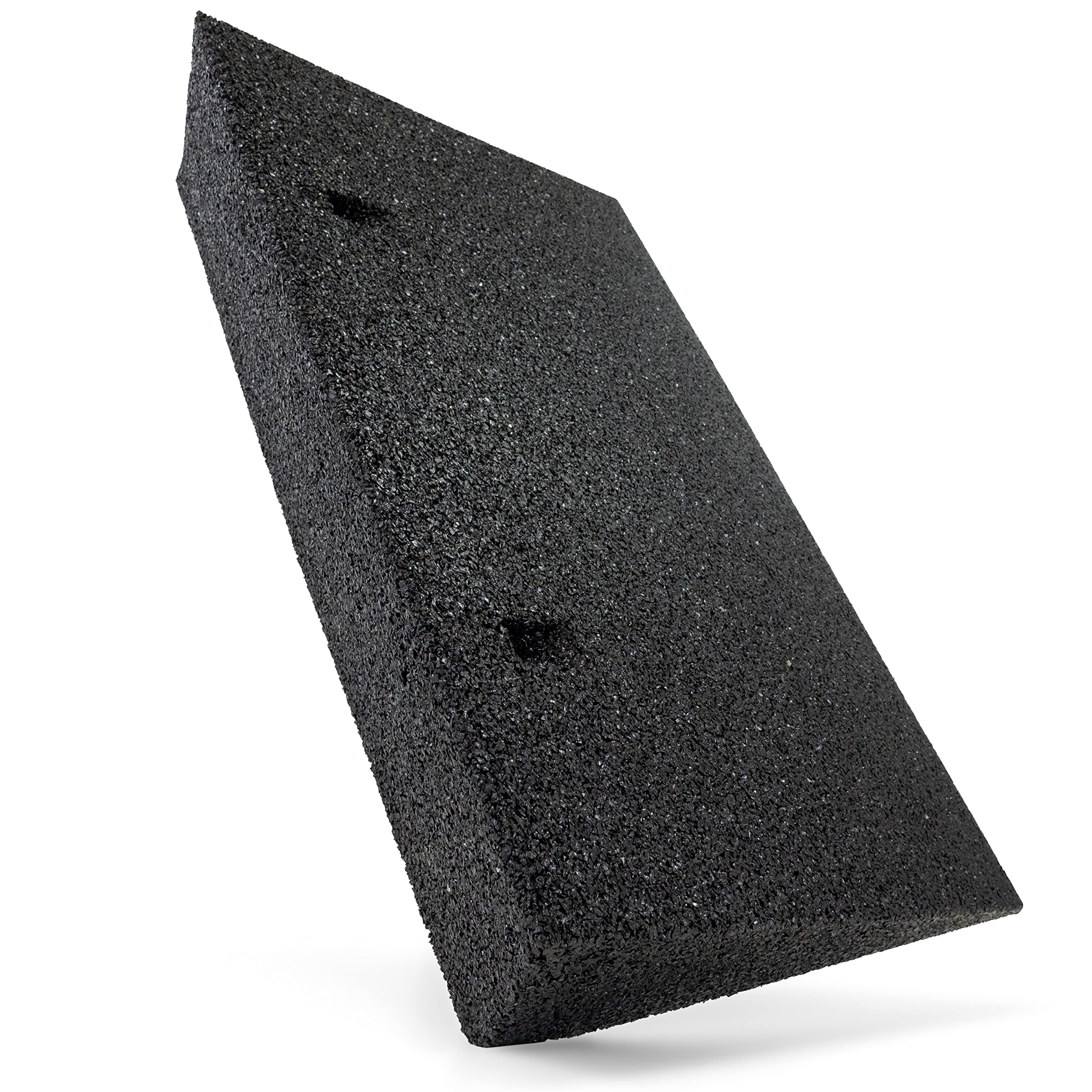 HASKYY Rampa de bordillo de Goma Negra | Ancho: 50 cm | Altura: 110 mm | Rampa de cuña de Goma, rampa para sillas de Ruedas, rampa de Acceso, cuña de Acceso, Ayuda para el Acceso