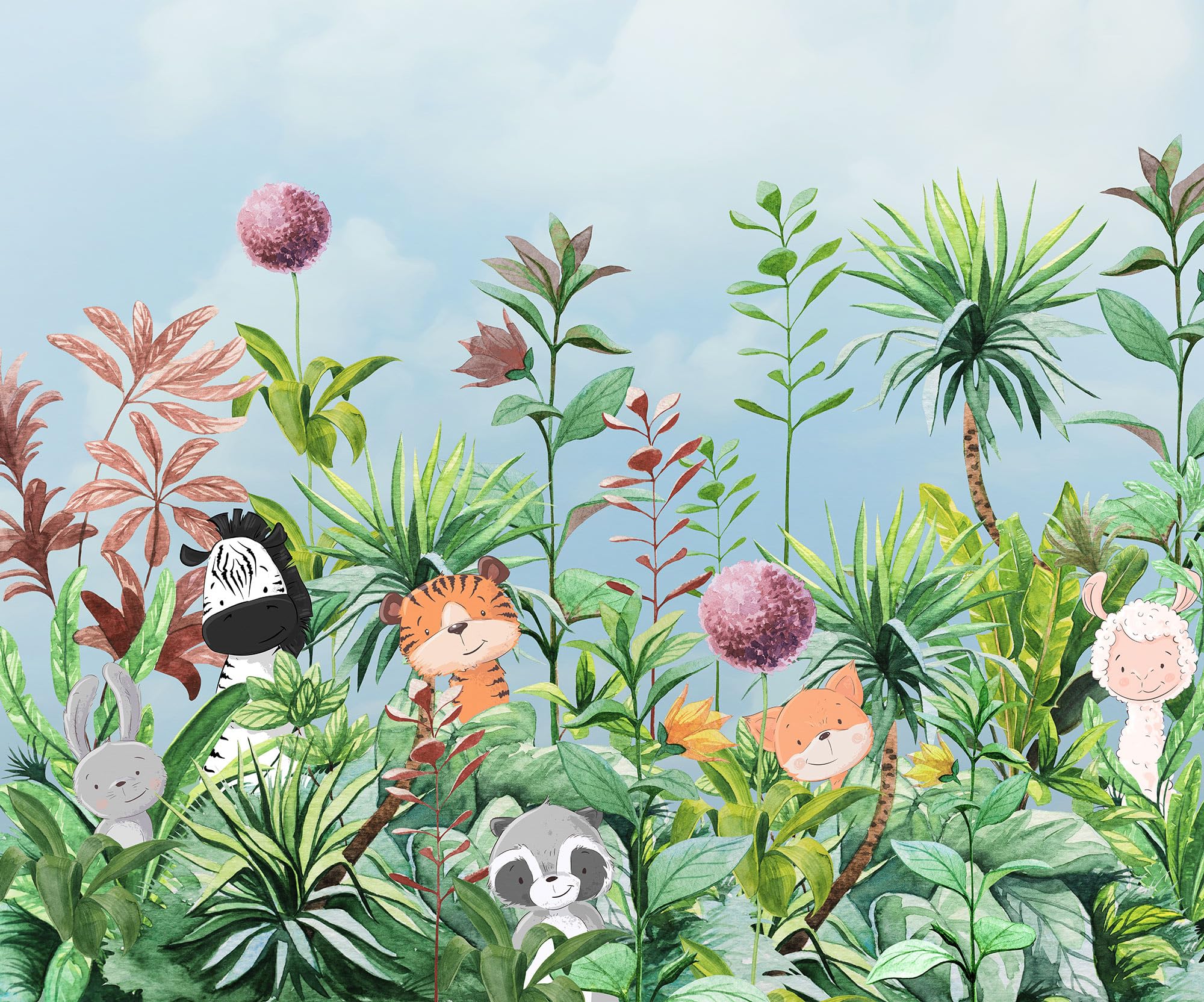 Komar Non-Woven Photo Wallpaper First Day of School Size 300 x 250 cm Children's Bedroom Wallpaper Children's Wallpaper - Image 2