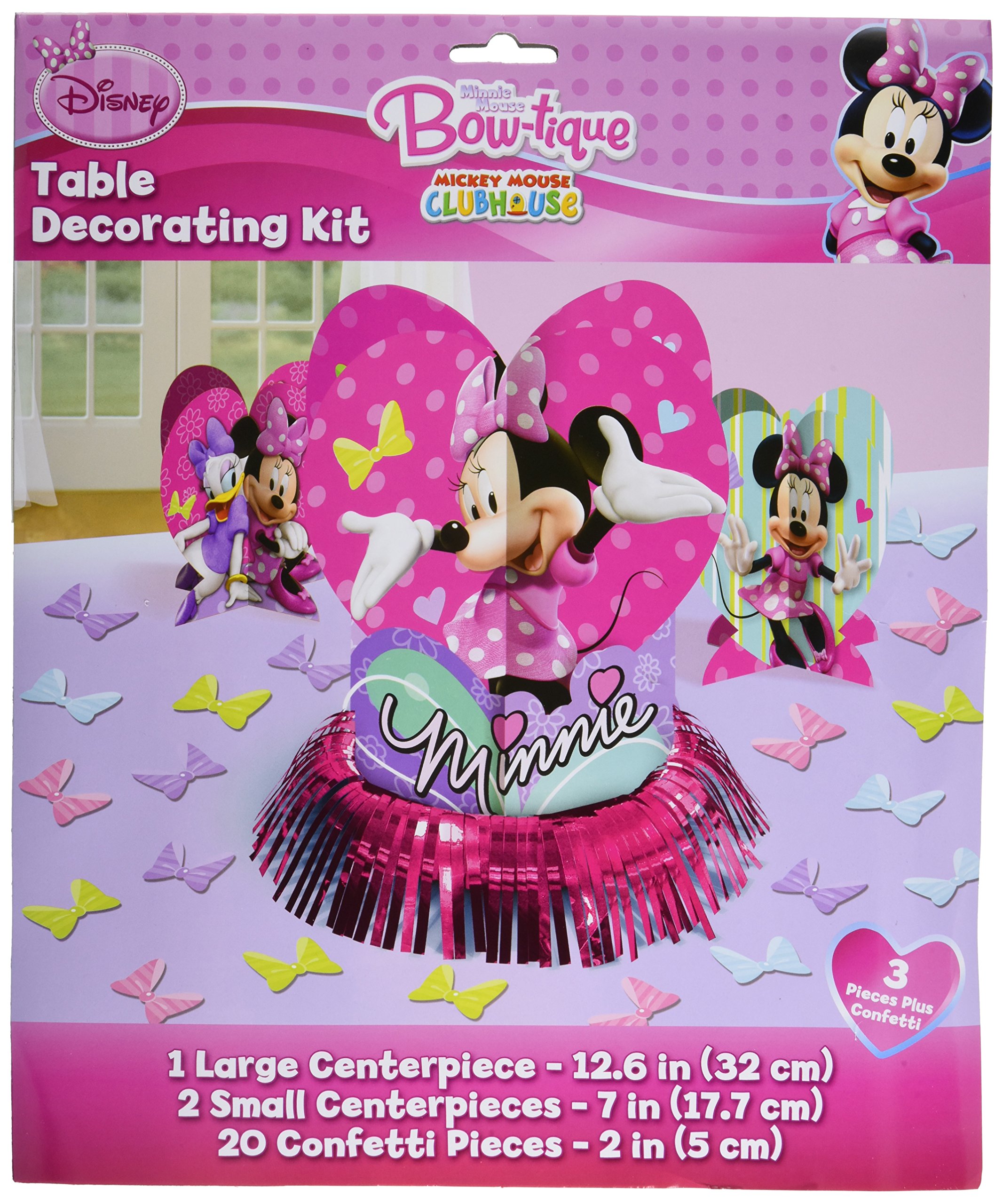 Amscan Disney Minnie Mouse Table Decorating Kit