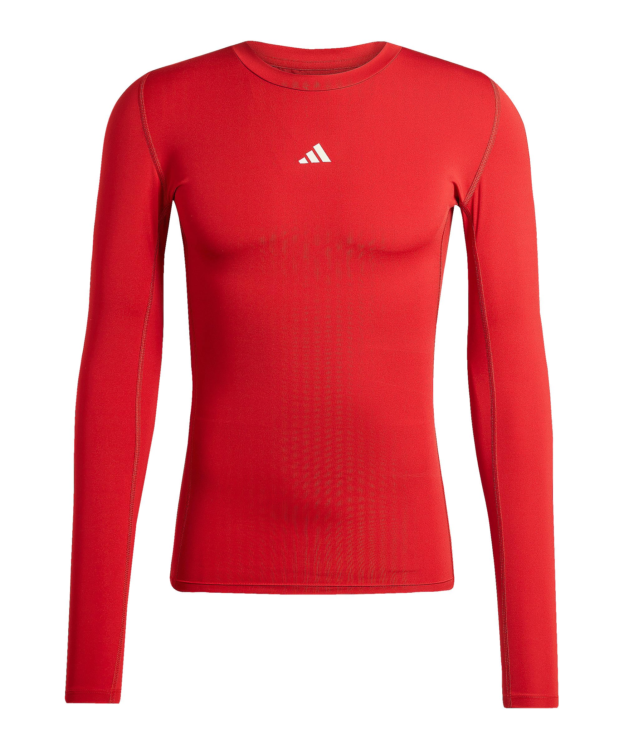 adidas Boy's Techfit Aeroready Longsleeve Youth Shirt, Team Power red 2, 9-10 Years