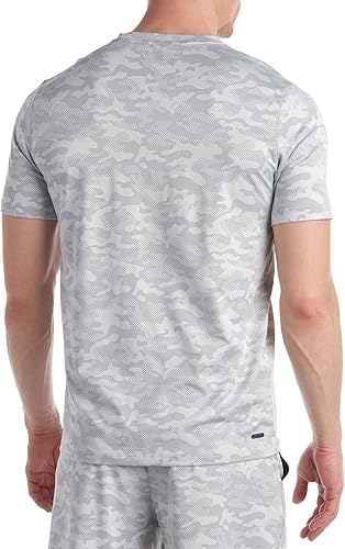 Miniatura 6 de Spyder Camiseta deportiva para hombre, paquete de 2 camisetas deportivas de camuflaje de rendimiento activo (S-XL)