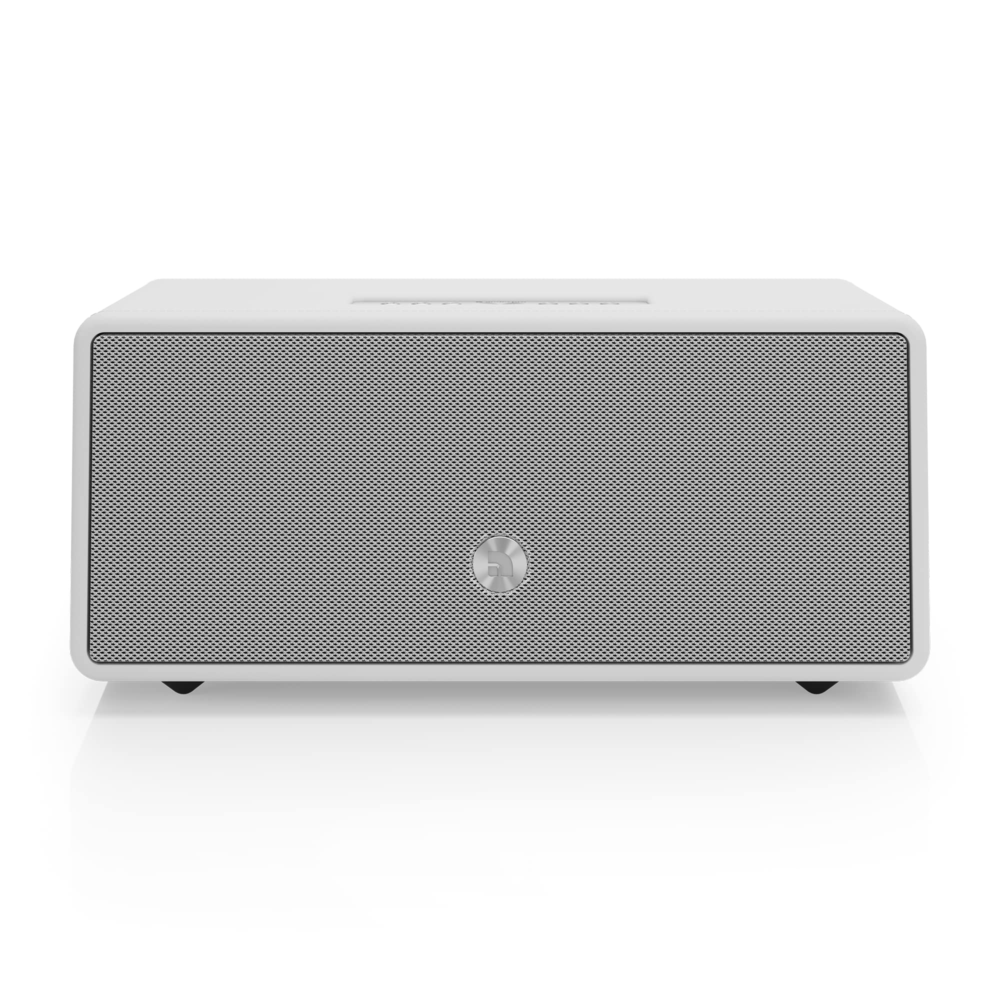 Audio Pro Drumfire-D2 - Enceinte Multiroom Ultra Puissante avec Bluetooth & WiFi - Enceinte Stéréo avec AirPlay 2, Chromecast, Spotify sans Fil - Blanc