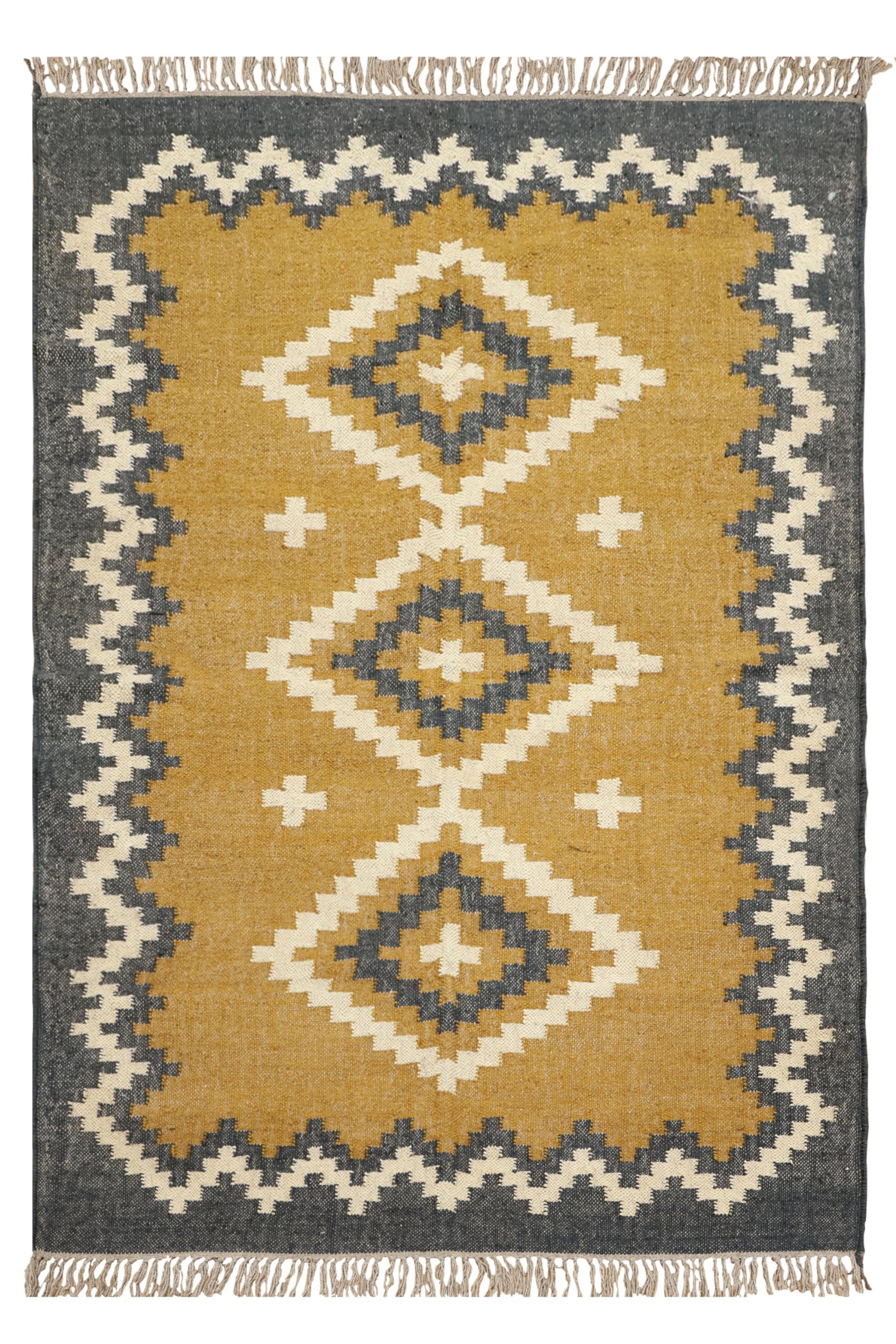 Tapis de couloir Kilim en jute pour illuminer votre entrée, cuisine et terrasse couverte