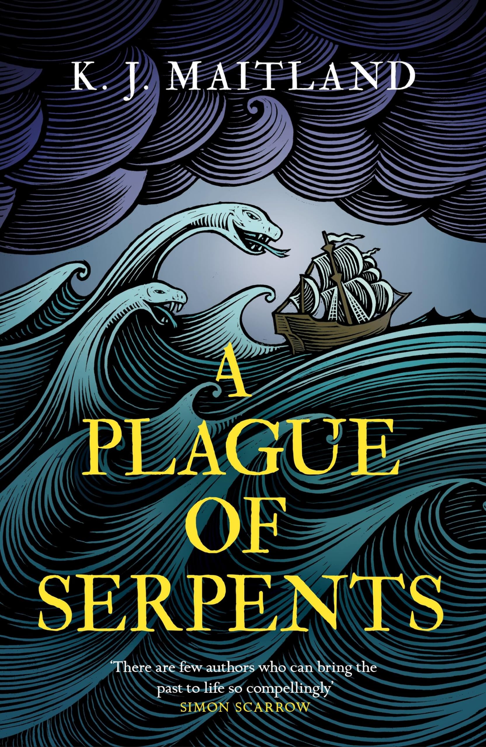 K. J. Maitland - Fiction Book - A Plague of Serpents - Paperback - White