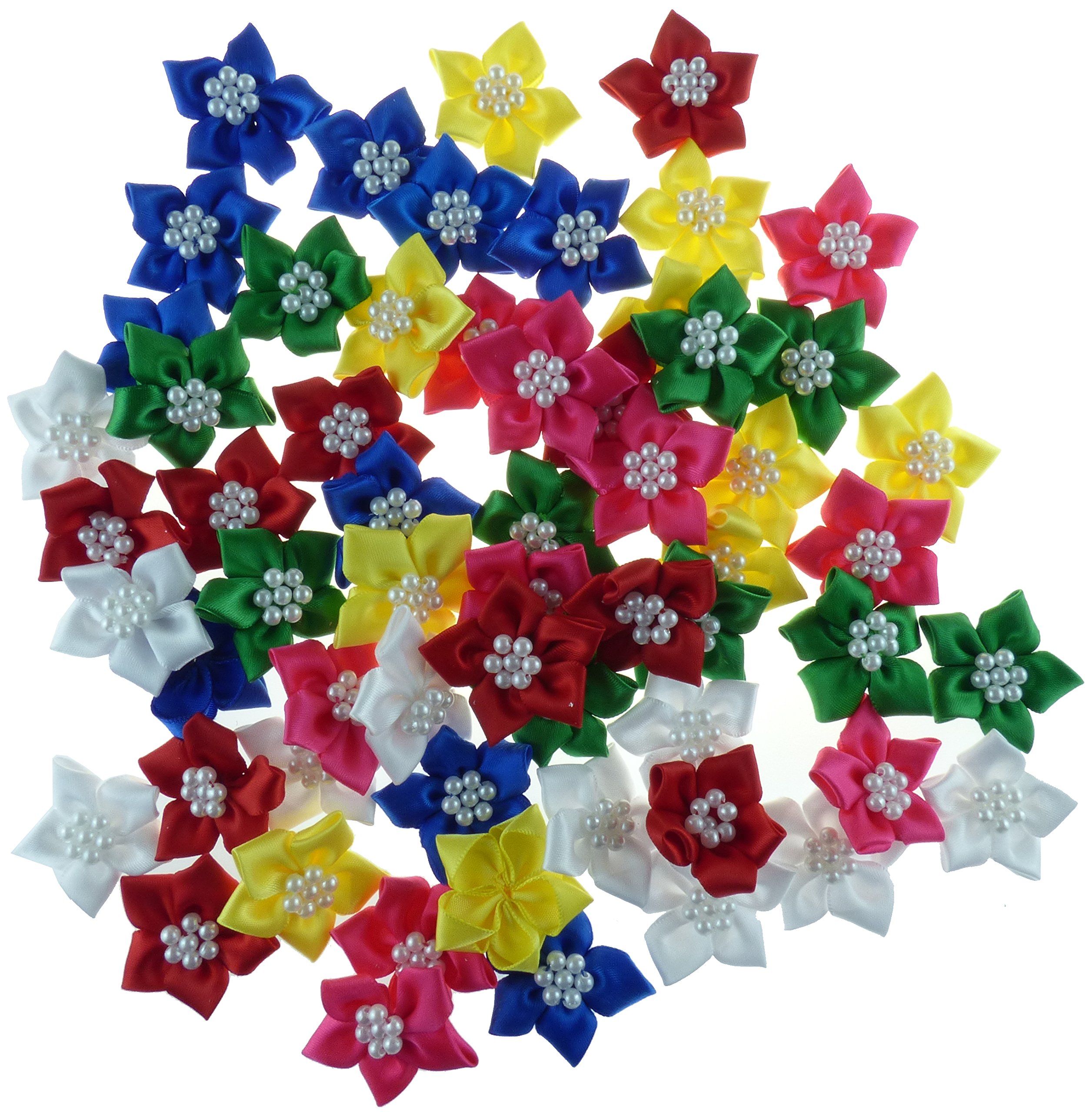 Personal Impressions60 Ribbon Stars with Pearls-Brights, Synthetic Material, Multi-Colour, 17.6 x 12.4 x 2.5 cm