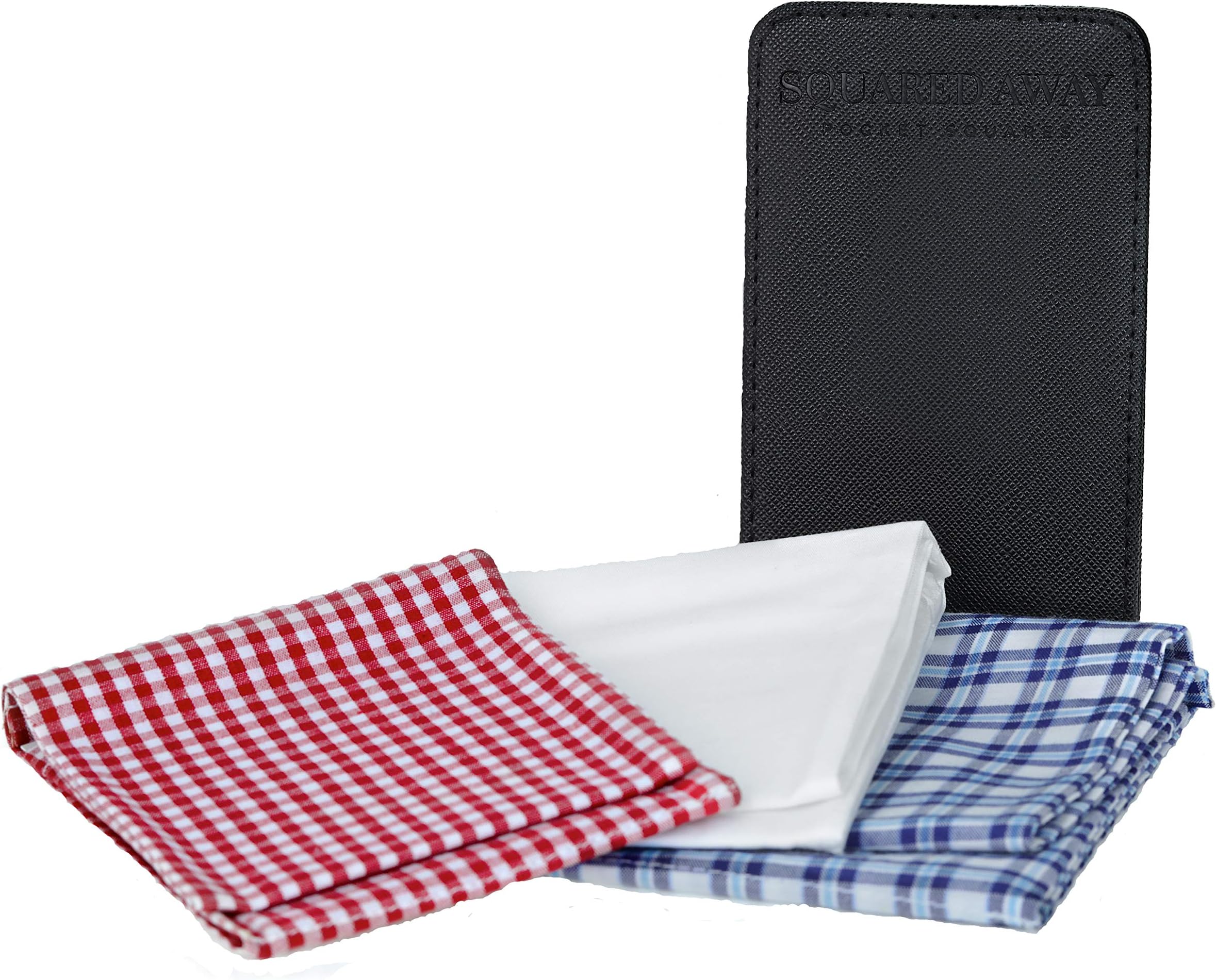 Squared Away: Pocket Square Holder for Men - Handkerchief Holder - Suit Pocket Squares Holder for Men