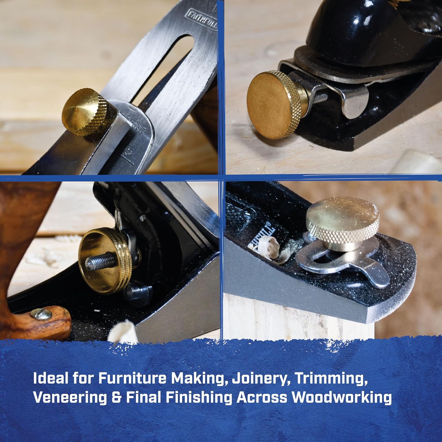 Faithfull FAIPLANE4AVB No4 and No6012 Plane Set with Bags