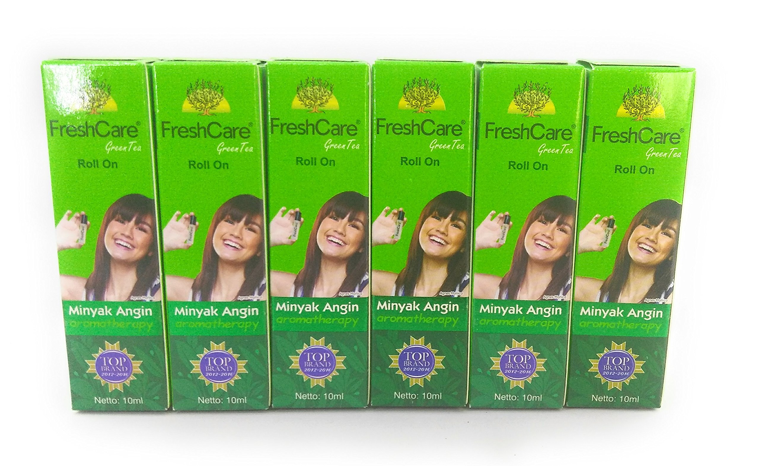 FreshCare Fresh Care Medicated Oil Aromatherapy - Green Tea, 10 Ml (Pack of 6)
